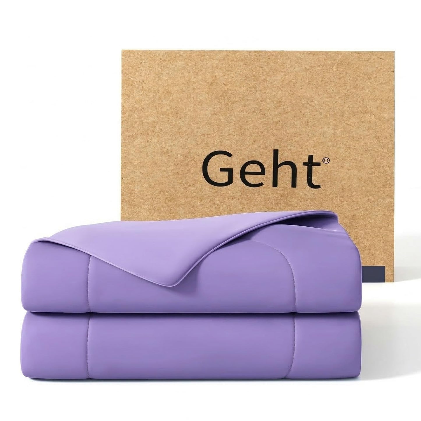 Cooling Blanket for Hot Sleepers & Night Sweats – Cooling Comforter, Breathable Lightweight Double-Sided Summer Bedding, Breathable Soft All Season (Lavender, Queen(90"x90"))