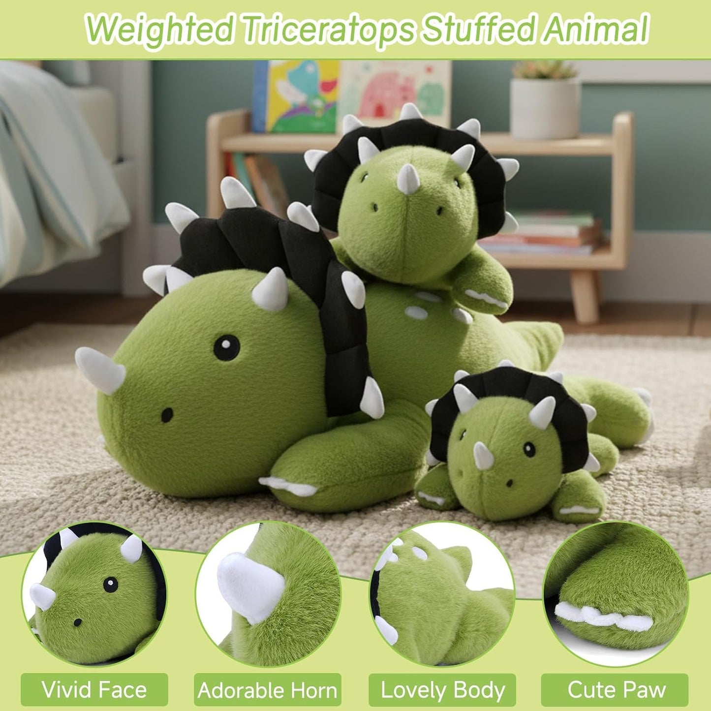 SQEQE Weighted Stuffed Animals Capybara Plush, Weighted Capybara Stuffed Animals with Turtle Backpack, Soft Pillow Toy for Kids Adults, Birthday Present & Valentines Gifts 9.8 Inch, 0.8 Lb