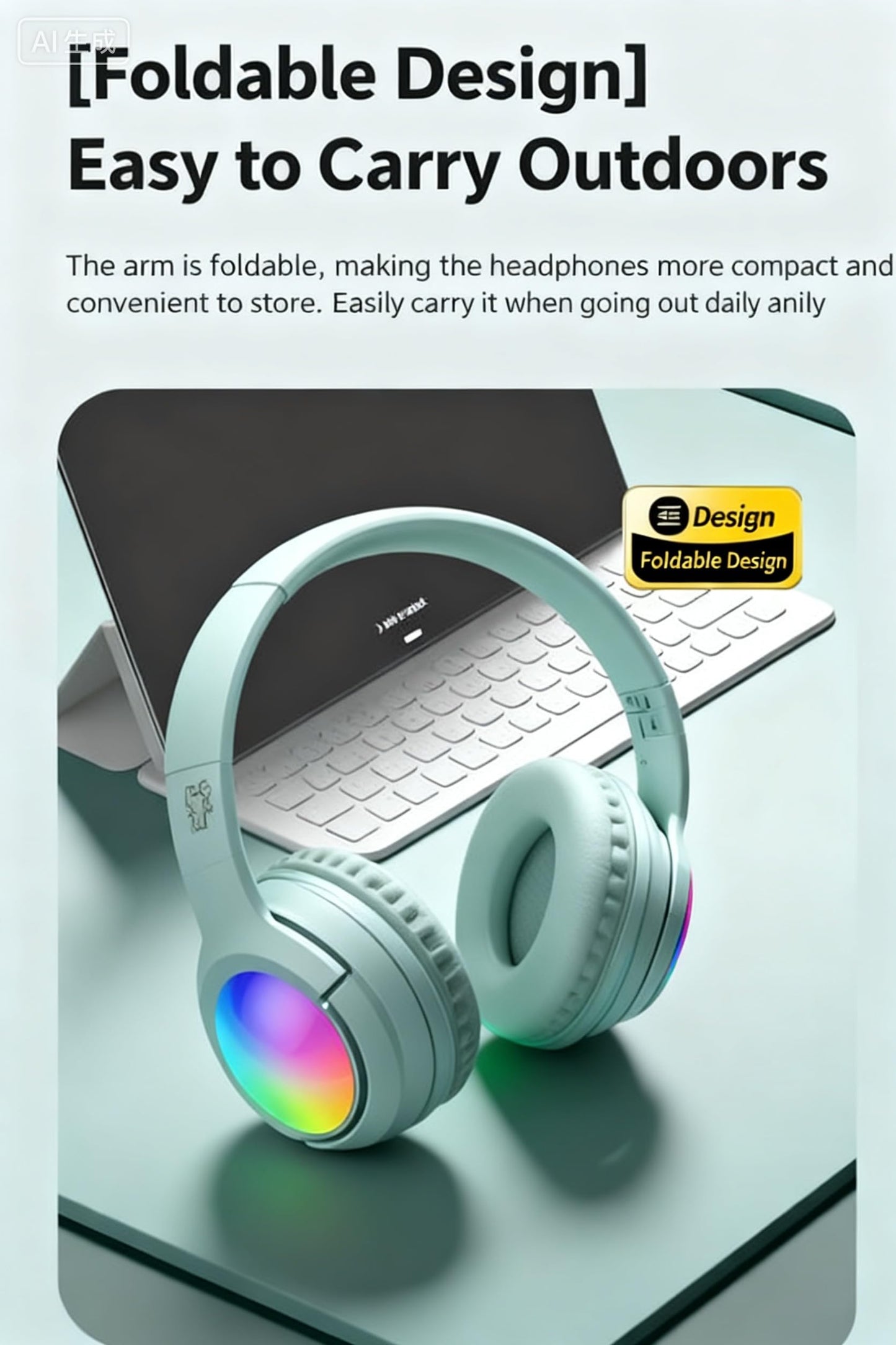 Maine New Model Over-Ear Noise-Cancelling Bluetooth Headphones