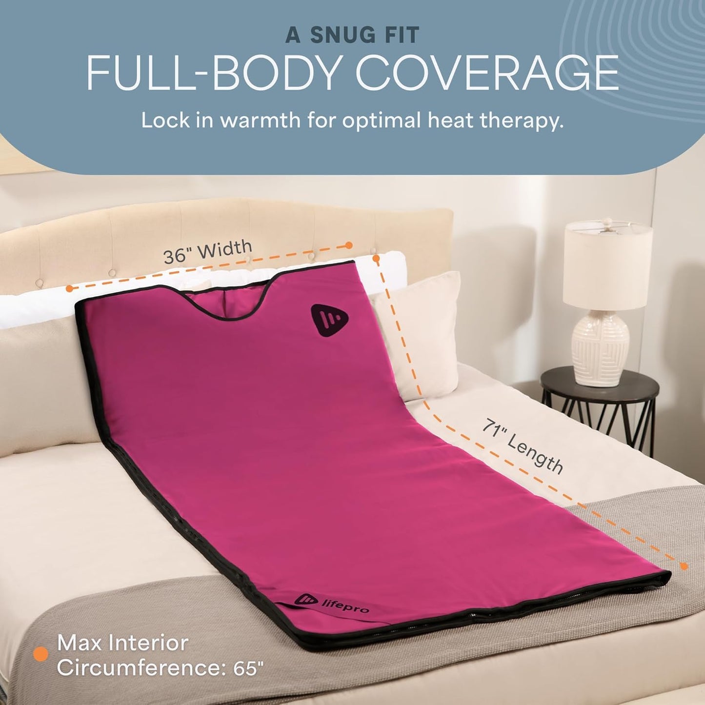 Infrared Sauna Blanket for Relaxation, Recovery & Stress Relief