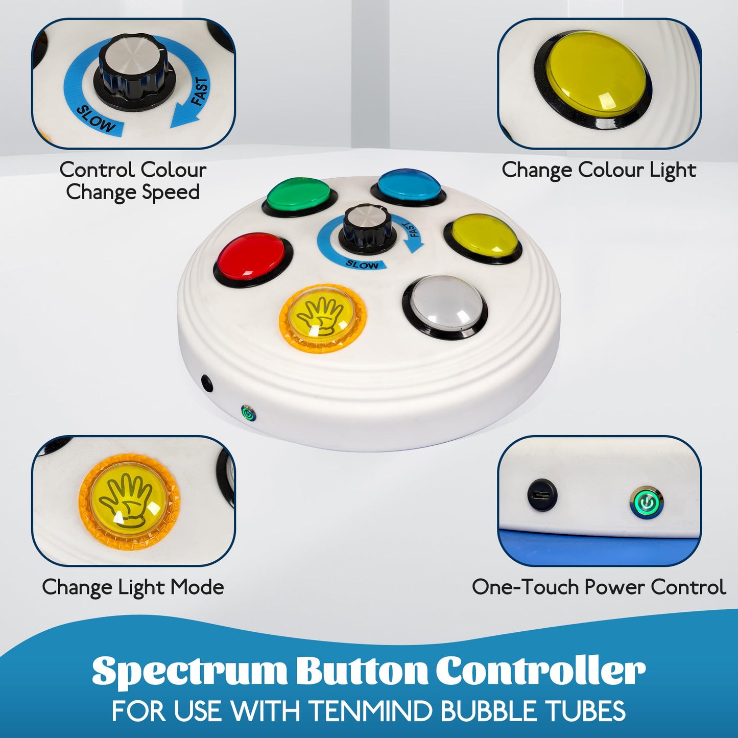 Sensory Bubble Tube Lamp for Autism & Calming Focus