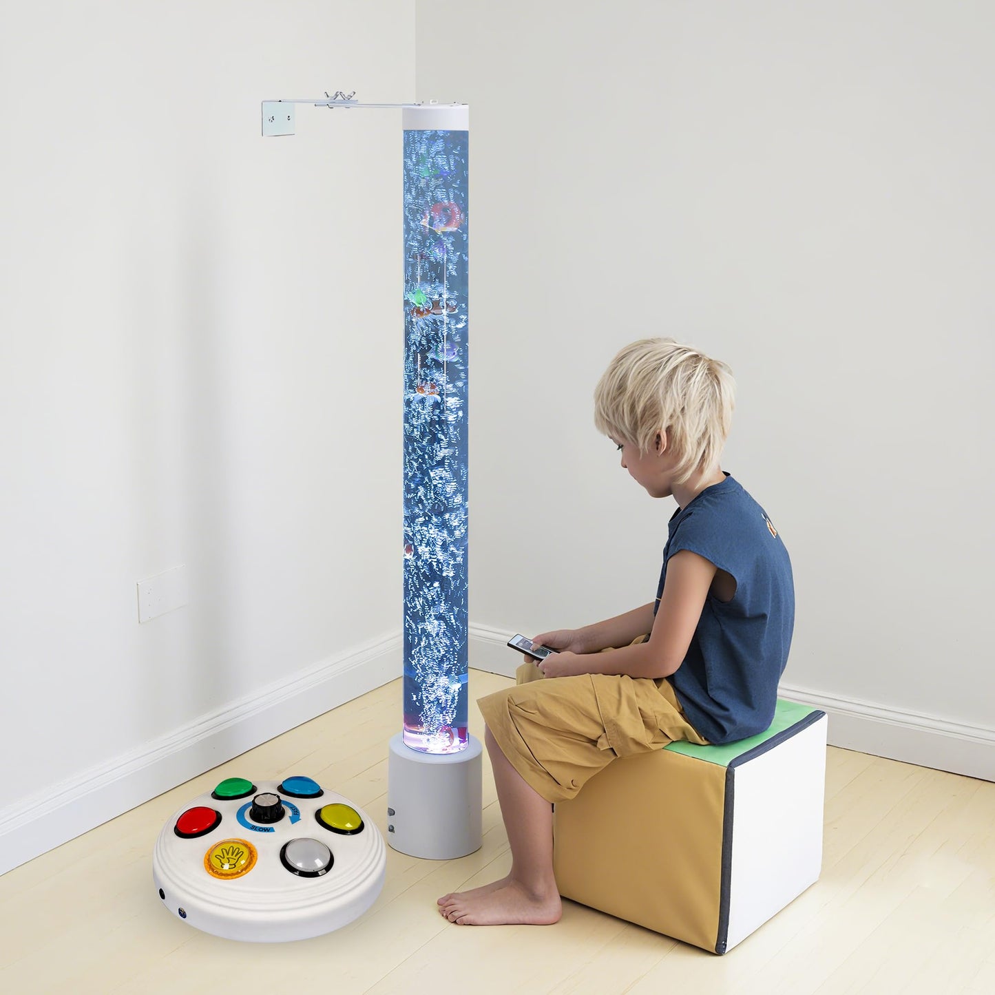 Sensory Bubble Tube Lamp for Autism & Calming Focus