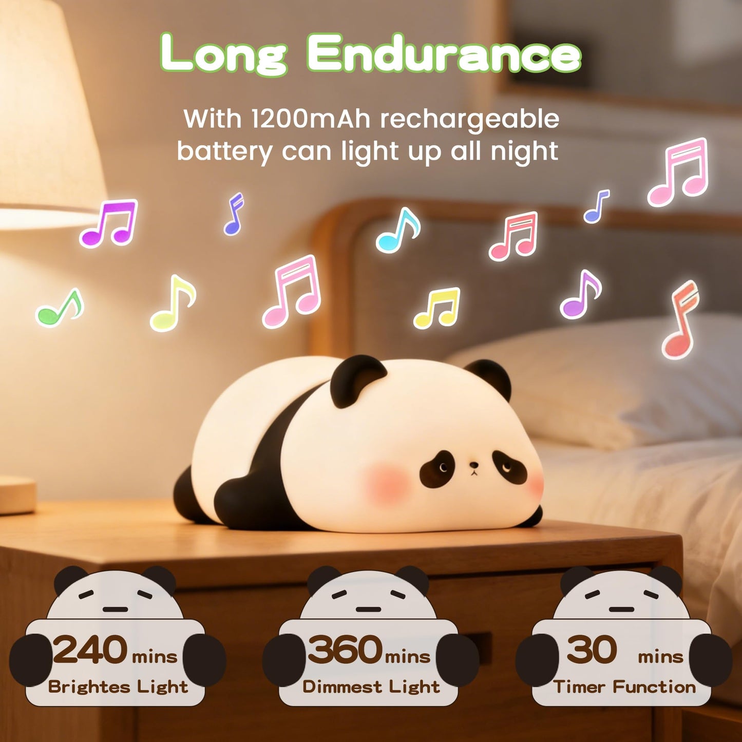 FAMIDUO Capybara Night Light for Kids,Safe Squishy Silicone Nursery Light with Timer,Dimmable & Rechargeable Touch Bedside Lamp, Cute Capybara Gifts for Boys Girls Toddlers, Baby & Kids Room Decor