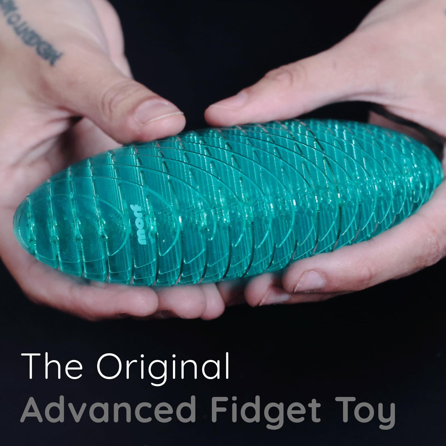 Morf Fidget Worm Toy - Flexible 3D Sensory Slug Figgy Toy for Kids, Teens, and Adults – Stretchy, Quiet, Stress and Anxiety Relief, Focus - For Play, School, Work Gifts, Great For Classroom and Office