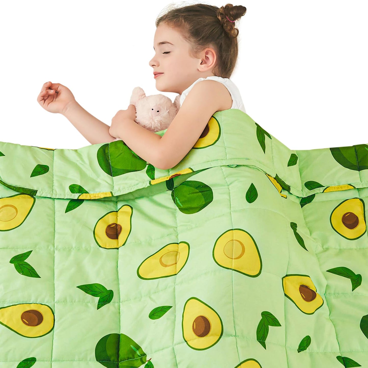 yescool Weighted Lap Pad 2 Pounds Weighted Lap Blanket, Space Plane Small Weighted Blanket, Weighted Throw Blanket Gifts for Travel Indoor Outdoor, 20"x30"