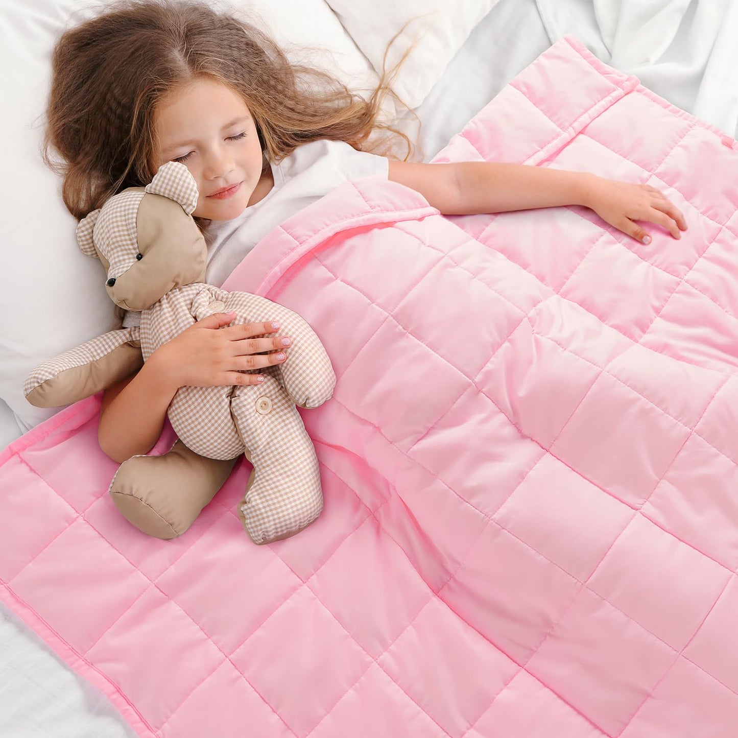 Kivik Weighted Blanket 3lbs, Blue Dinosaur Weighted Blankets, Cute Small Weighted Blankets 3 Pounds, Washable Soft Heavy Blanket Throw for All-Season, 36x48 Inches Blue