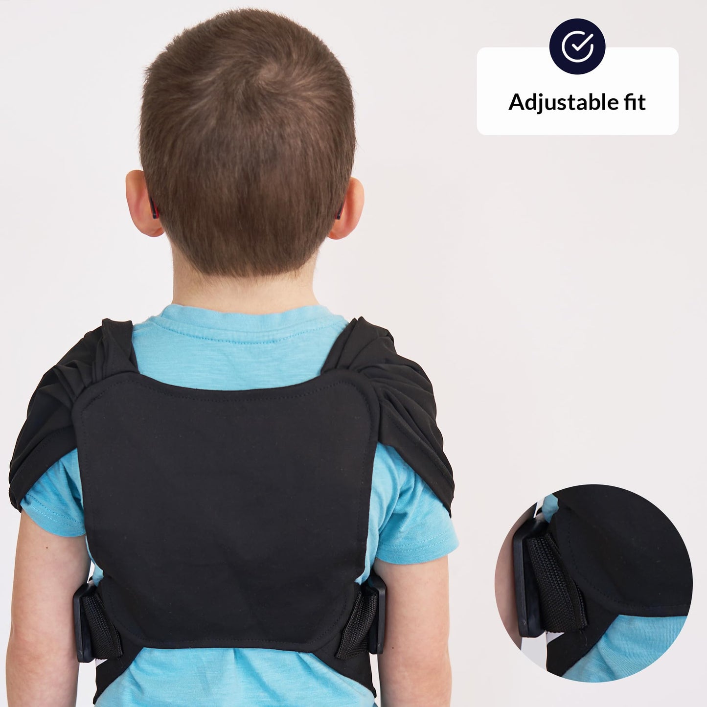 Toddler Compression Shirt for Kids | Sensory Compression Top for Autism, ADHD & Anxiety | Boys & Girls | Deep Pressure Clothing for Kids Sensory | Adjustable Calming Vest Sleeve