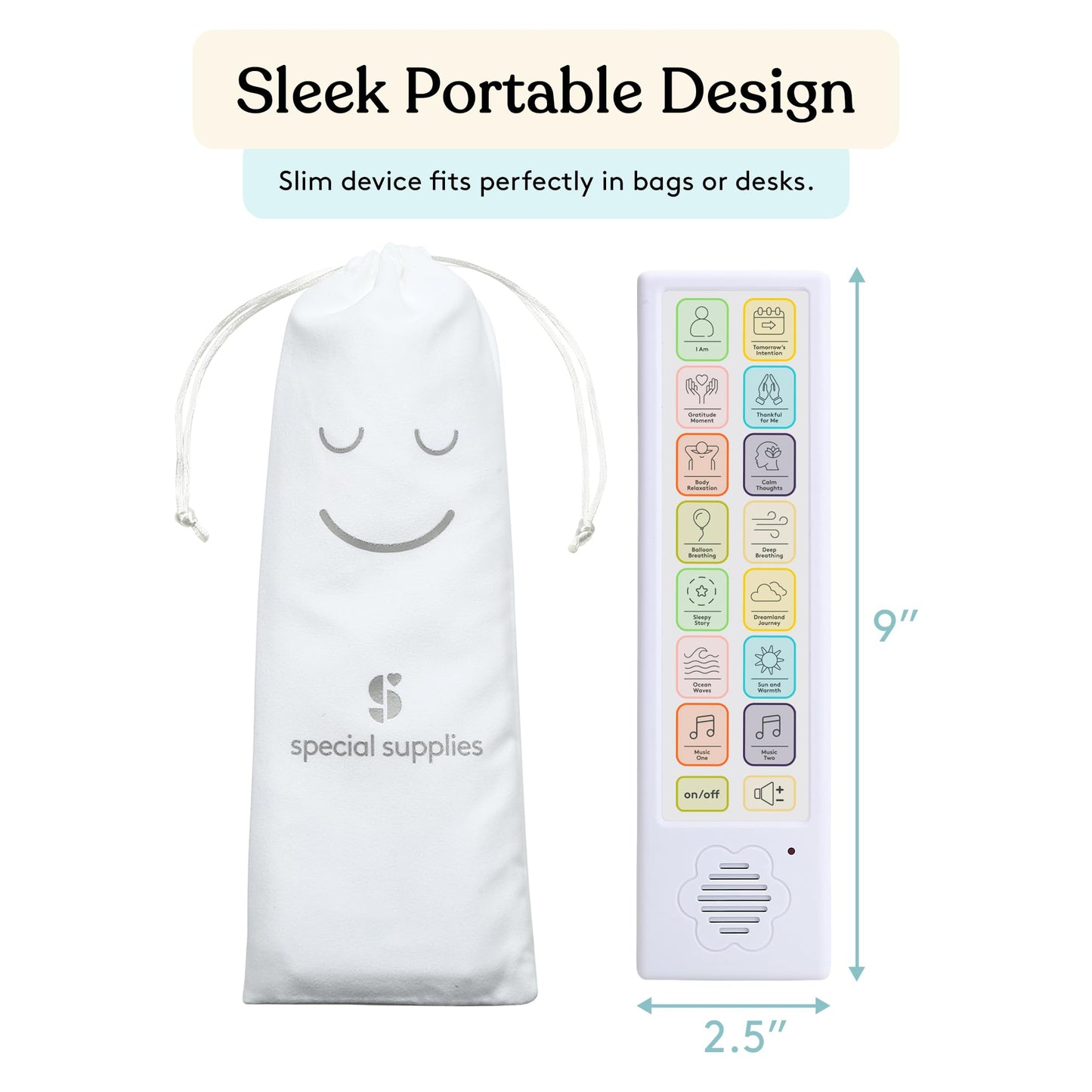 Special Supplies Meditation Buddy – Screen-Free Mindfulness & Breathing Device for Stress Relief, Daily Meditation, Anxiety Relief, Calm Focus & Emotional Balance for Kids and Adults (Adults)