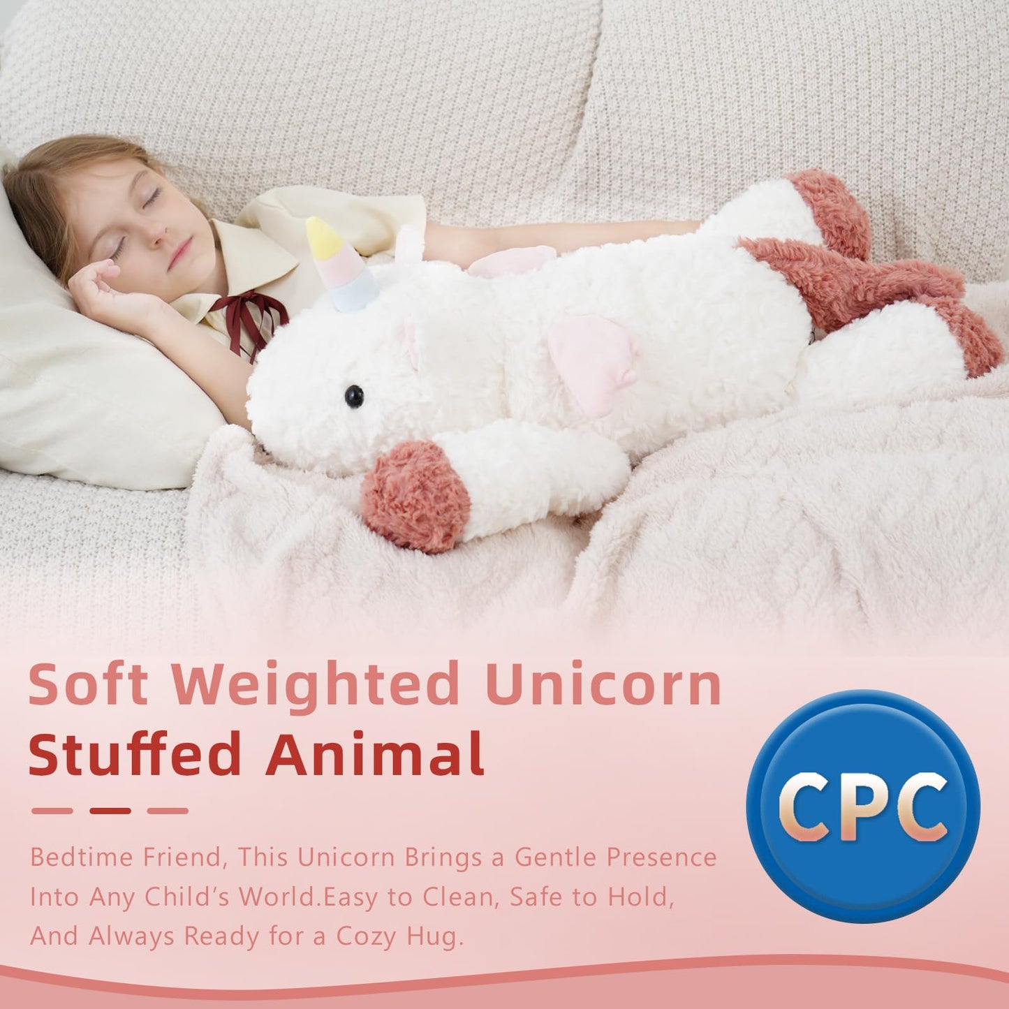 Weighted Sloth Stuffed Animal – 25 Inch, 4 lbs Plush Lying Toy for Kids and Adults – Soft and Cozy Weighted Companion for Bedtime, Gifting, and Everyday Comfort