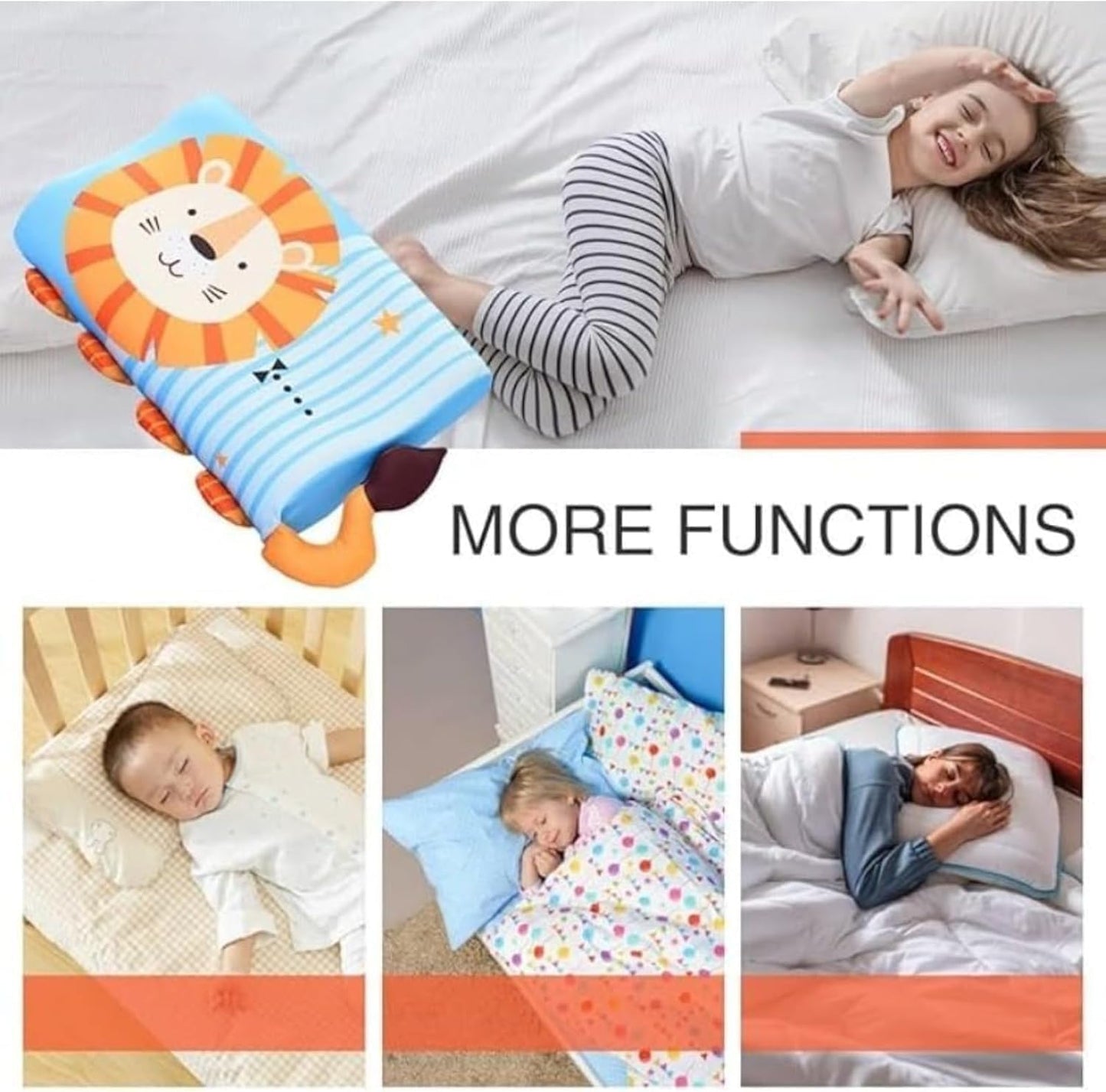 Slumberkiddies Calmly® The Sensory Pillow for Better and Healthier Sleep (Blue Whale, 1PCS-45 * 27 * 6)
