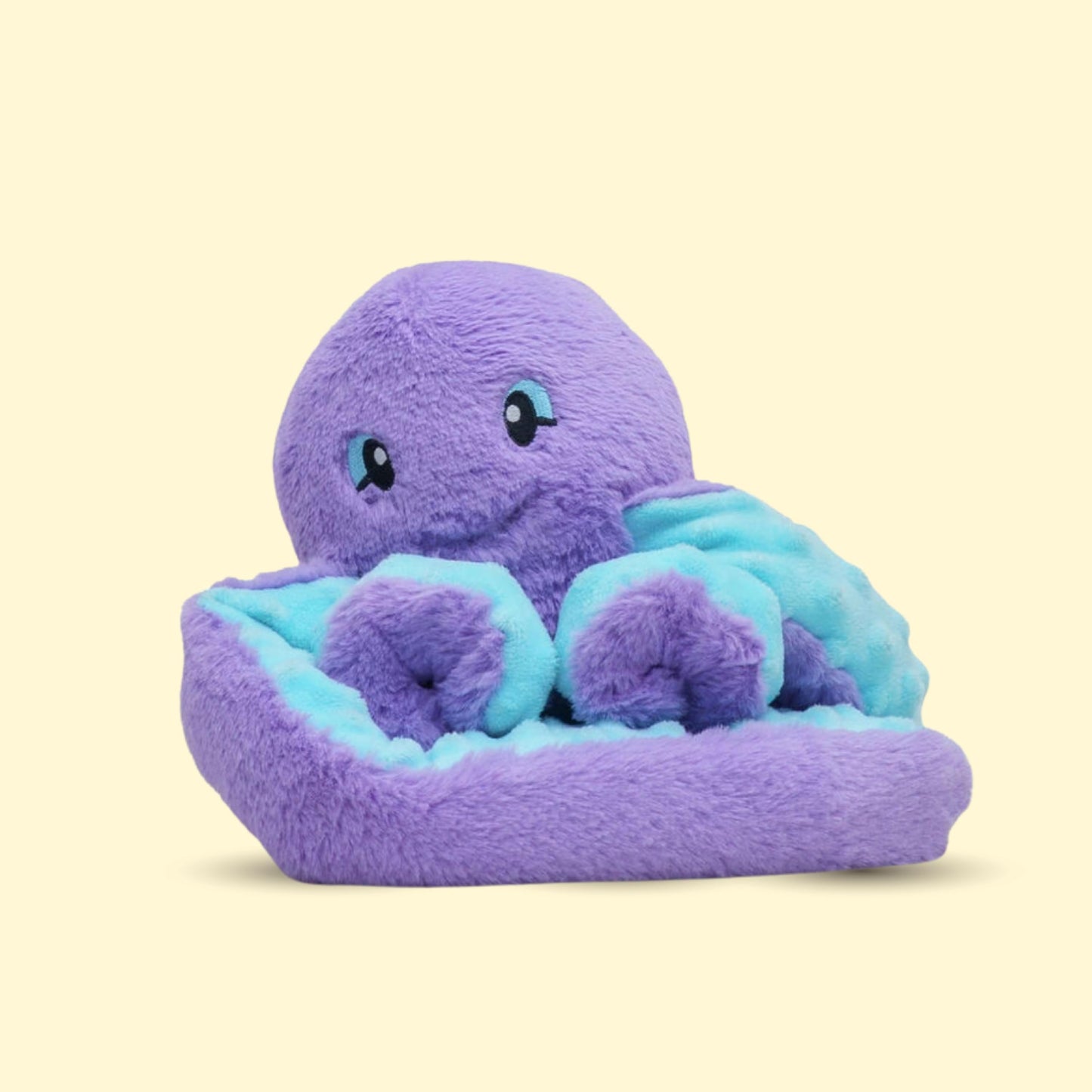 HUGIMALS Hugarounds Berkeley the Bat 2.5 lb Microwaveable & Freezable Weighted Plush Neck & Shoulder Wrap | Soothing, Comforting Hugs for Self-Care & Relaxation | Unscented for Ages 2+
