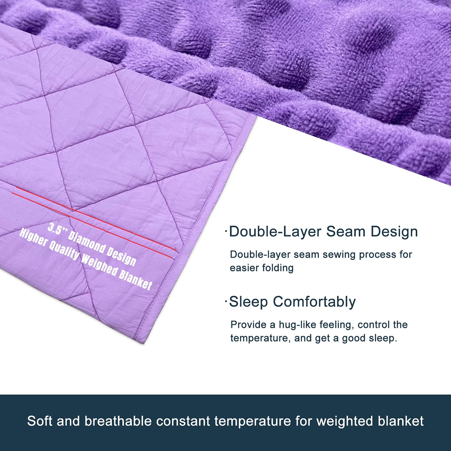 MAXTID Weighted Blanket for Kids 5lbs 36"x48" Cotton Blanket for Boys & Girls Weighted Throw Blanket Children Bedding Gifts for 3 4 5 6 7 8+ Year Old Kids Small Weighted Comfort Blanket