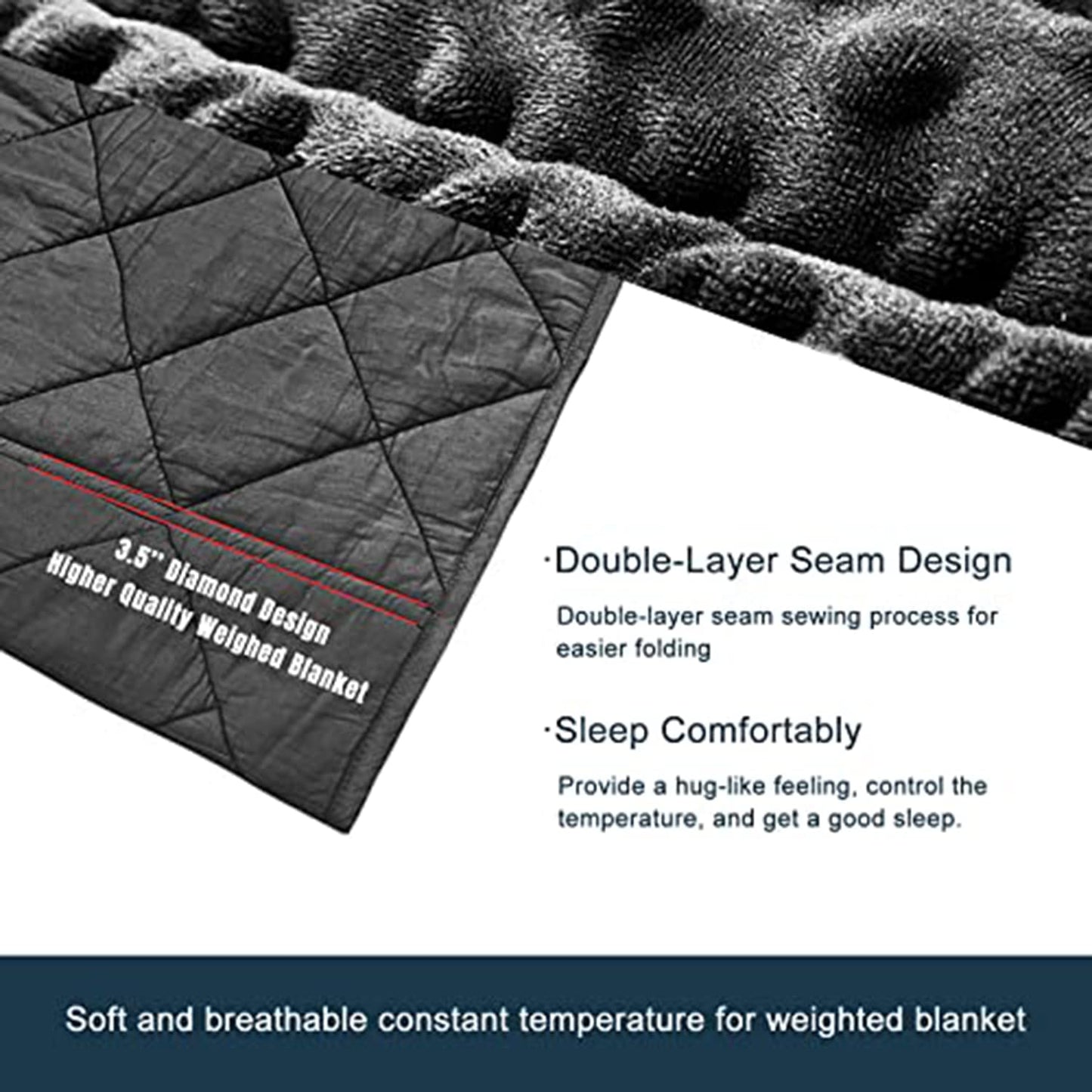 MAXTID Weighted Blanket for Kids 5lbs 36"x48" Cotton Blanket for Boys & Girls Weighted Throw Blanket Children Bedding Gifts for 3 4 5 6 7 8+ Year Old Kids Small Weighted Comfort Blanket