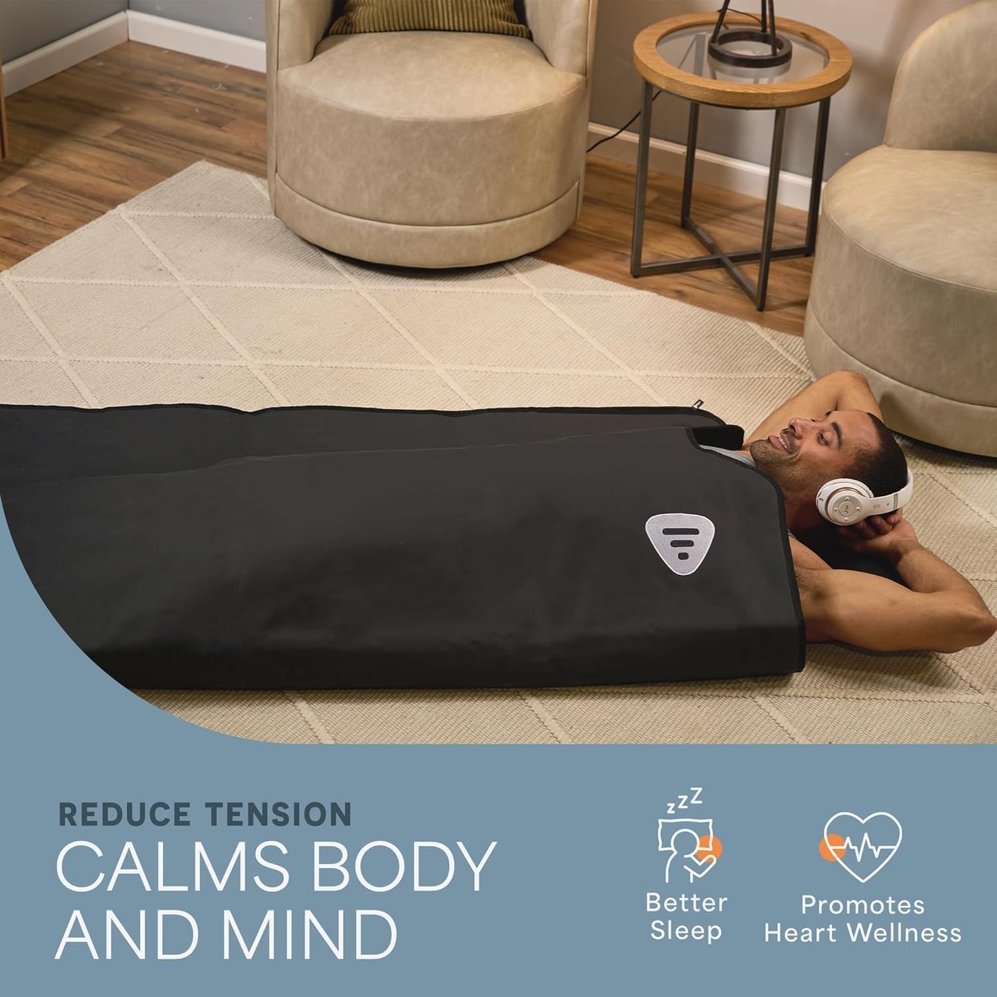 Infrared Sauna Blanket for Relaxation, Recovery & Stress Relief