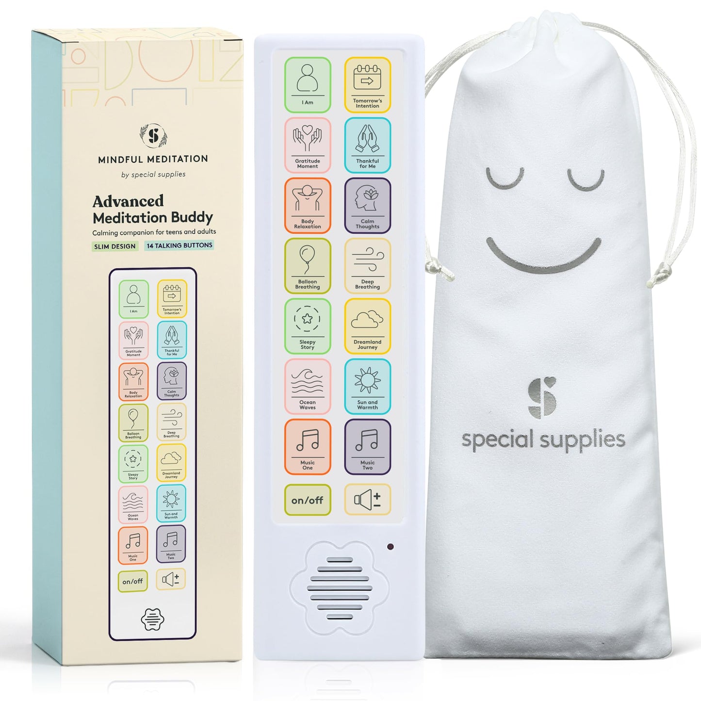 Special Supplies Meditation Buddy – Screen-Free Mindfulness & Breathing Device for Stress Relief, Daily Meditation, Anxiety Relief, Calm Focus & Emotional Balance for Kids and Adults (Adults)