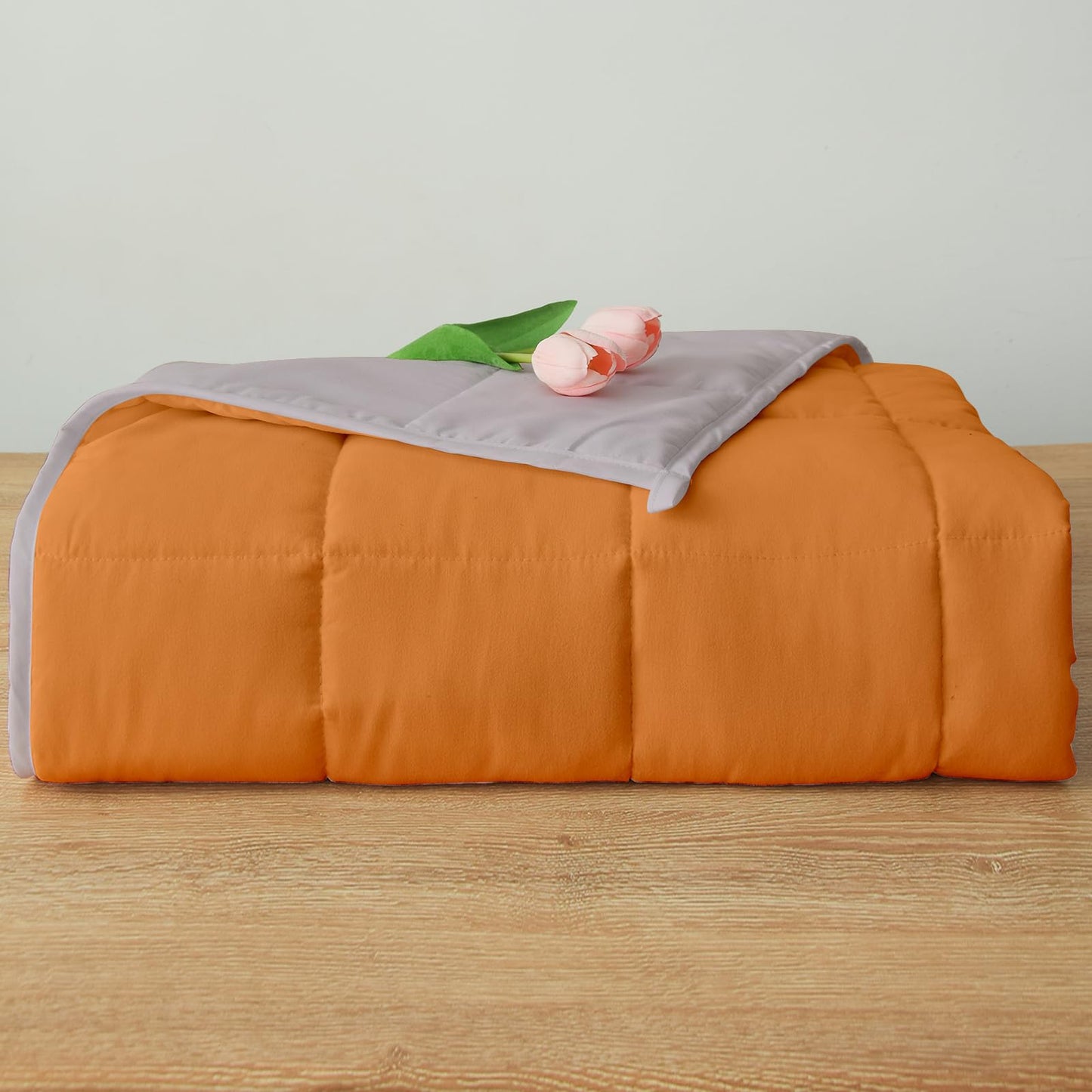 Weighted Blanket 7lbs Twin Size Dark Grey 41"x60" Weighted Blankets Heavy Blanket are Comfortable and Cozy