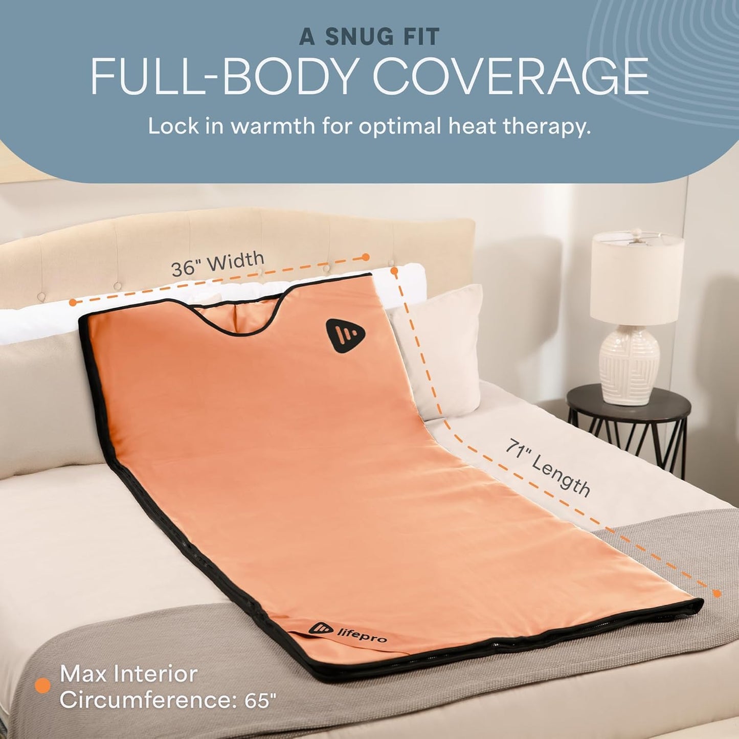 Infrared Sauna Blanket for Relaxation, Recovery & Stress Relief