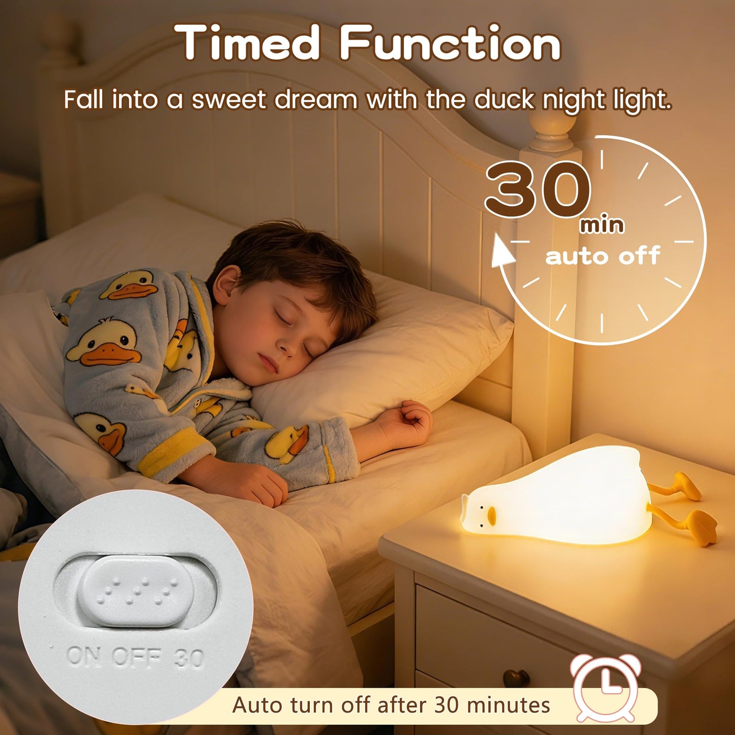 FAMIDUO Capybara Night Light for Kids,Safe Squishy Silicone Nursery Light with Timer,Dimmable & Rechargeable Touch Bedside Lamp, Cute Capybara Gifts for Boys Girls Toddlers, Baby & Kids Room Decor