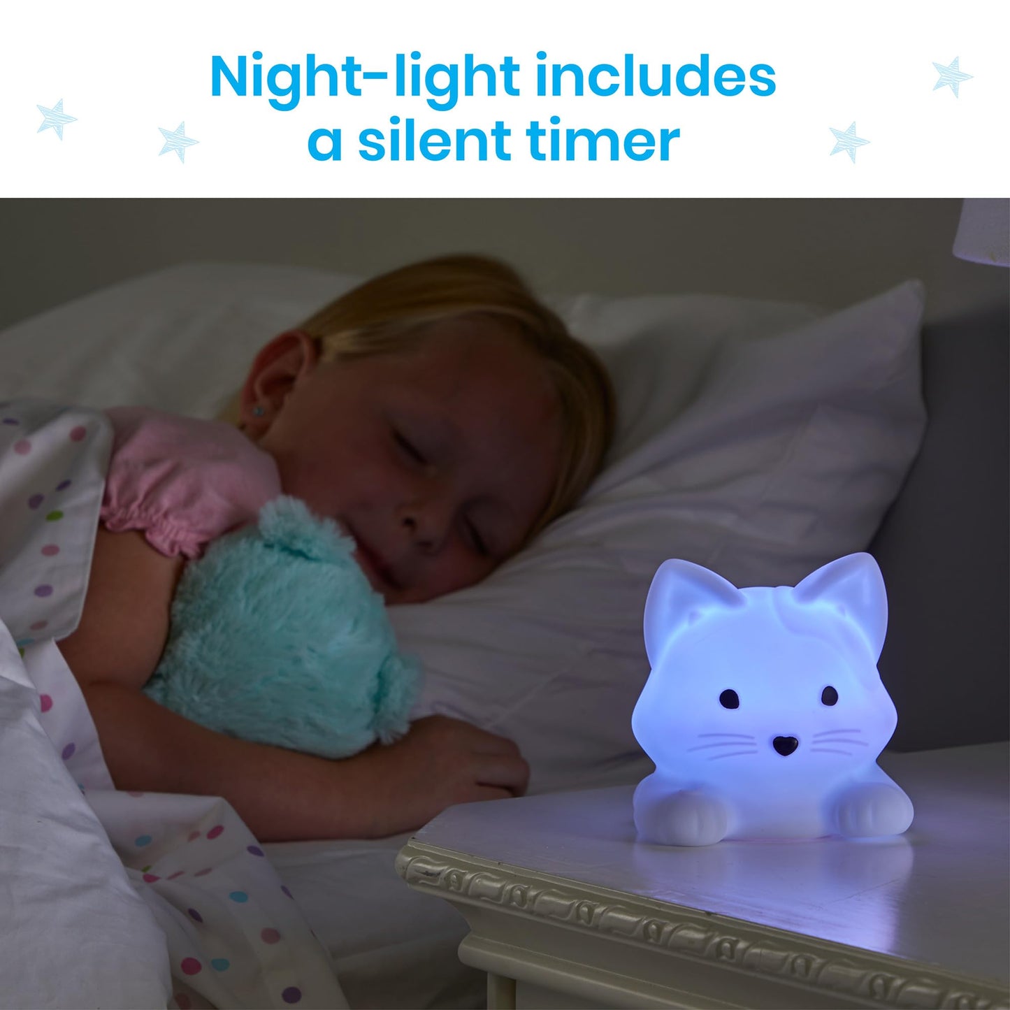 hand2mind PAWZ The Calming Pup, Learn Deep Breathing, Rechargeable Animal Night Light, Kids Anxiety Relief, Mindfulness for Kids, Calm Down Corner Supplies, Social Emotional Learning Activities