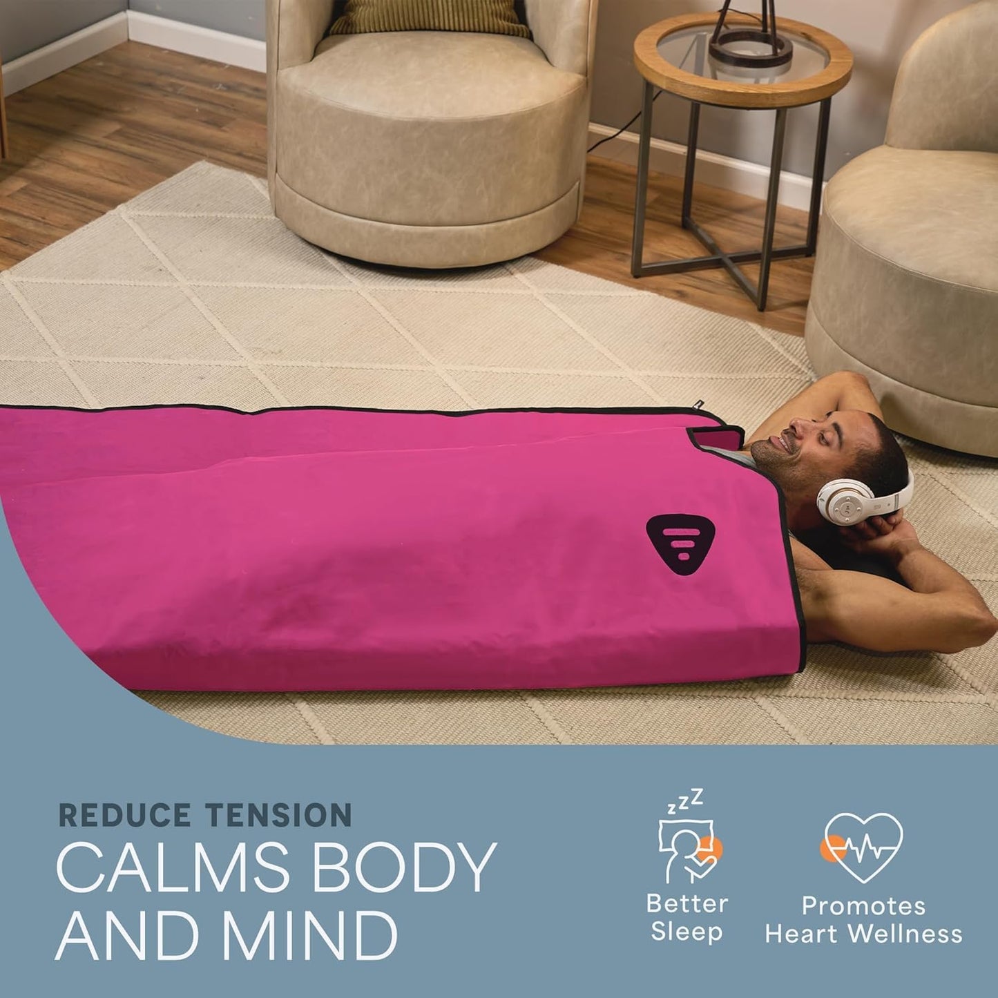 Infrared Sauna Blanket for Relaxation, Recovery & Stress Relief