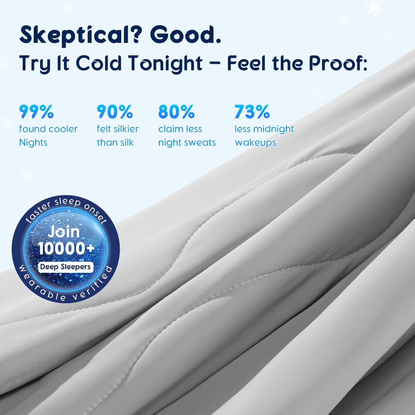 Cooling Blanket for Hot Sleepers & Night Sweats – Cooling Comforter, Breathable Lightweight Double-Sided Summer Bedding, Breathable Soft All Season (Lavender, Queen(90"x90"))