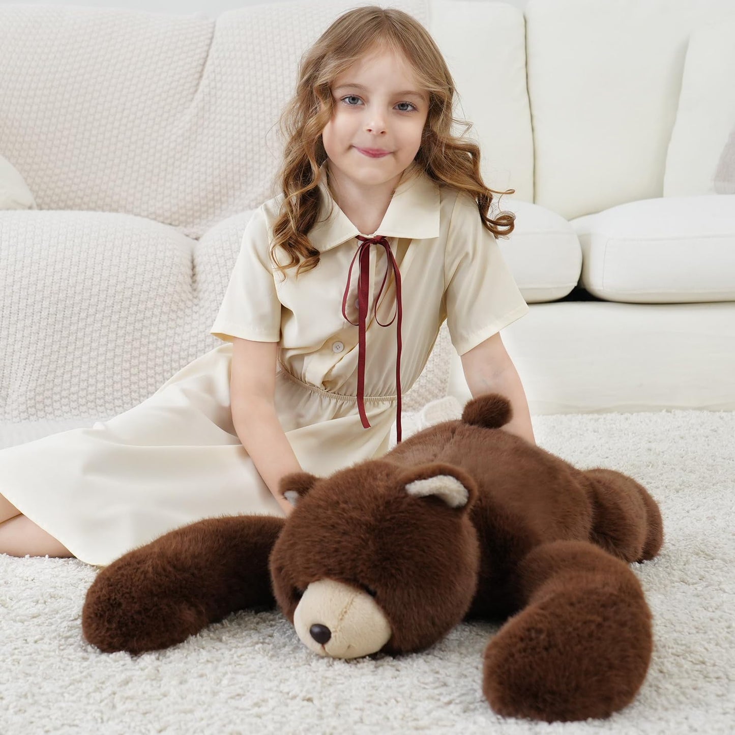 Weighted Sloth Stuffed Animal – 25 Inch, 4 lbs Plush Lying Toy for Kids and Adults – Soft and Cozy Weighted Companion for Bedtime, Gifting, and Everyday Comfort