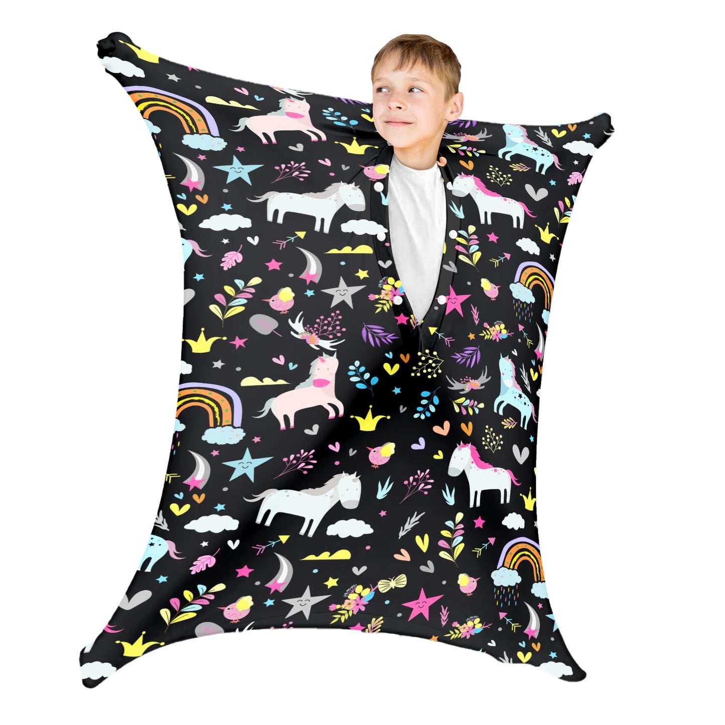 Cute Tiger Autism Movement Stretchy Sensory Body Socks - ADHD and Improve Sensory Processing Sox - Help Children with Autism (Medium)
