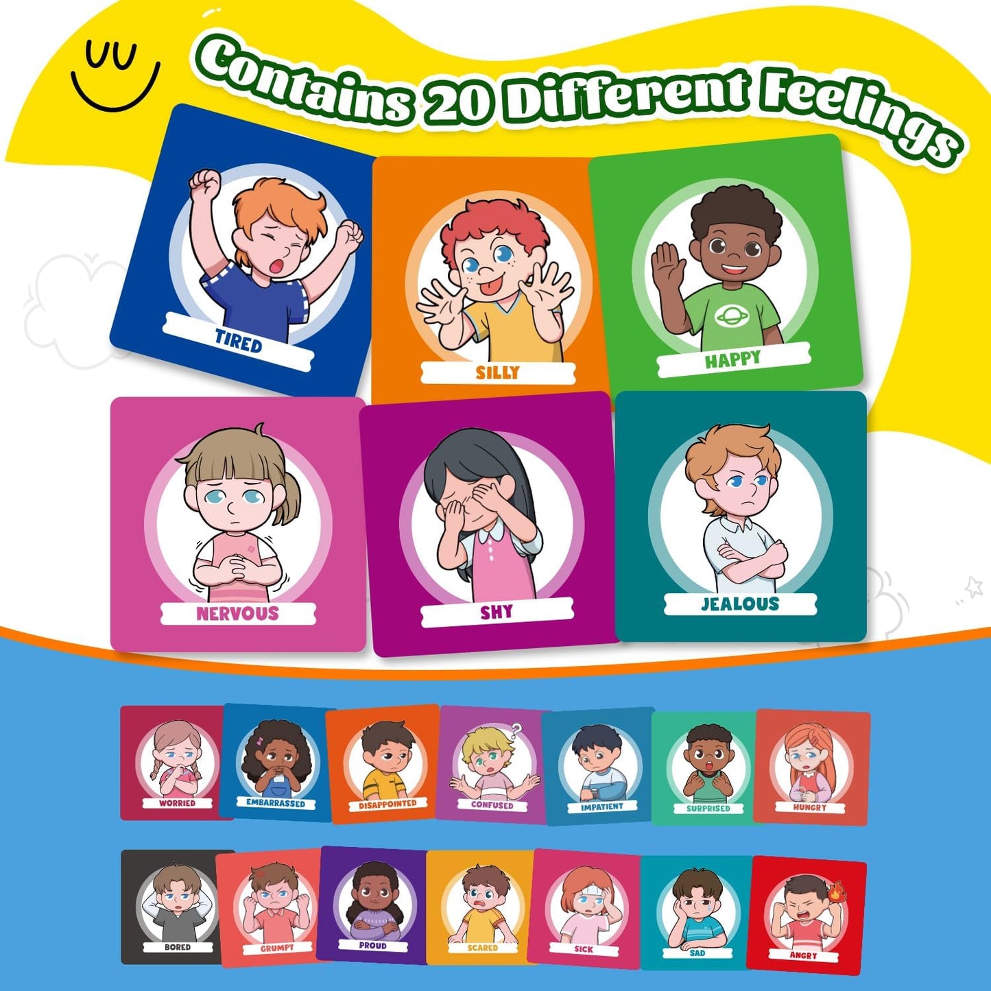 Torlam Feelings Wheel Emotions Book,Calming Down Corner Items Feelings Chart for Kids,Social Emotional Regulation Tools,Emotion Wheel Flip Book,Autism Must-Have ADHD Tools for Kids Classroom Preschool