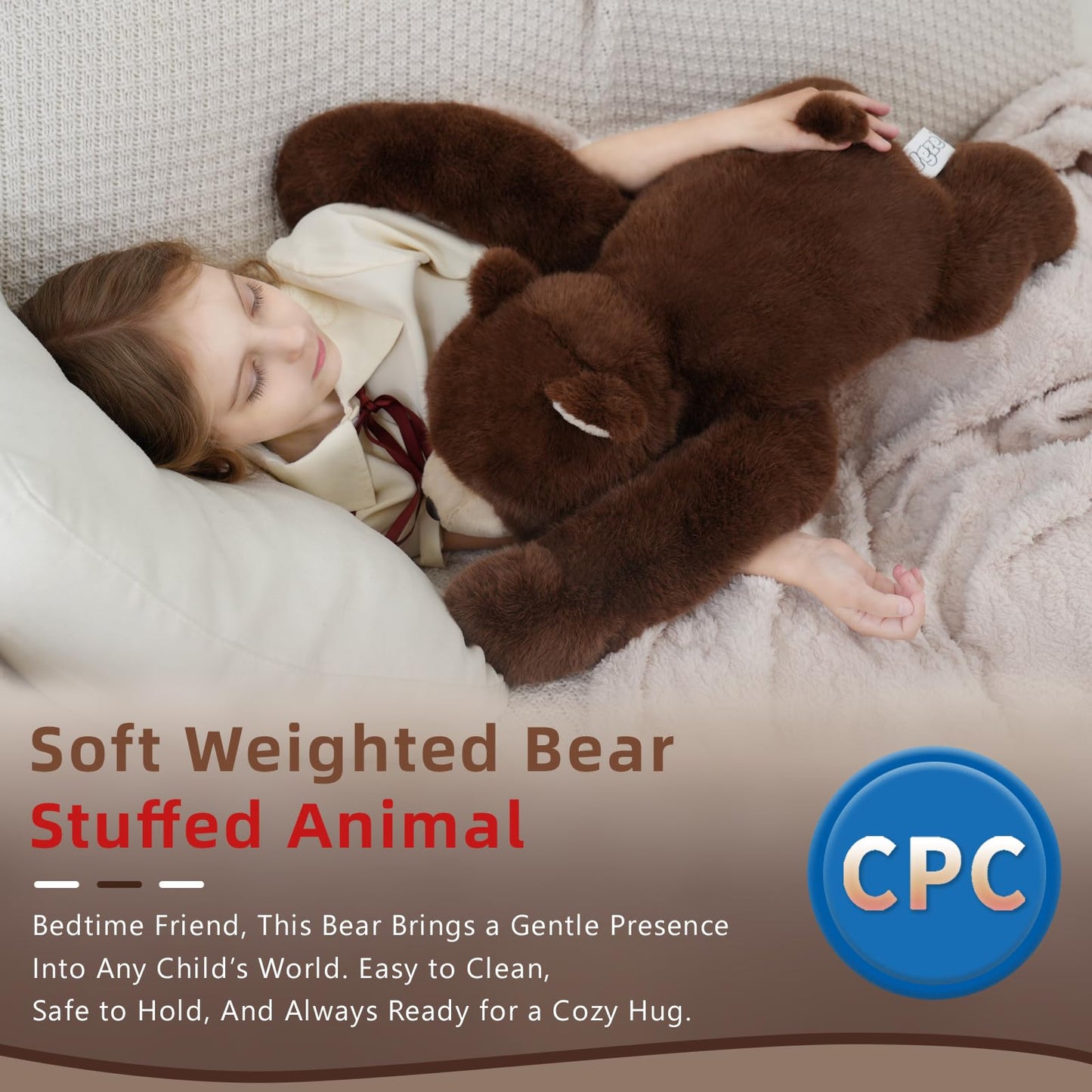 Weighted Sloth Stuffed Animal – 25 Inch, 4 lbs Plush Lying Toy for Kids and Adults – Soft and Cozy Weighted Companion for Bedtime, Gifting, and Everyday Comfort