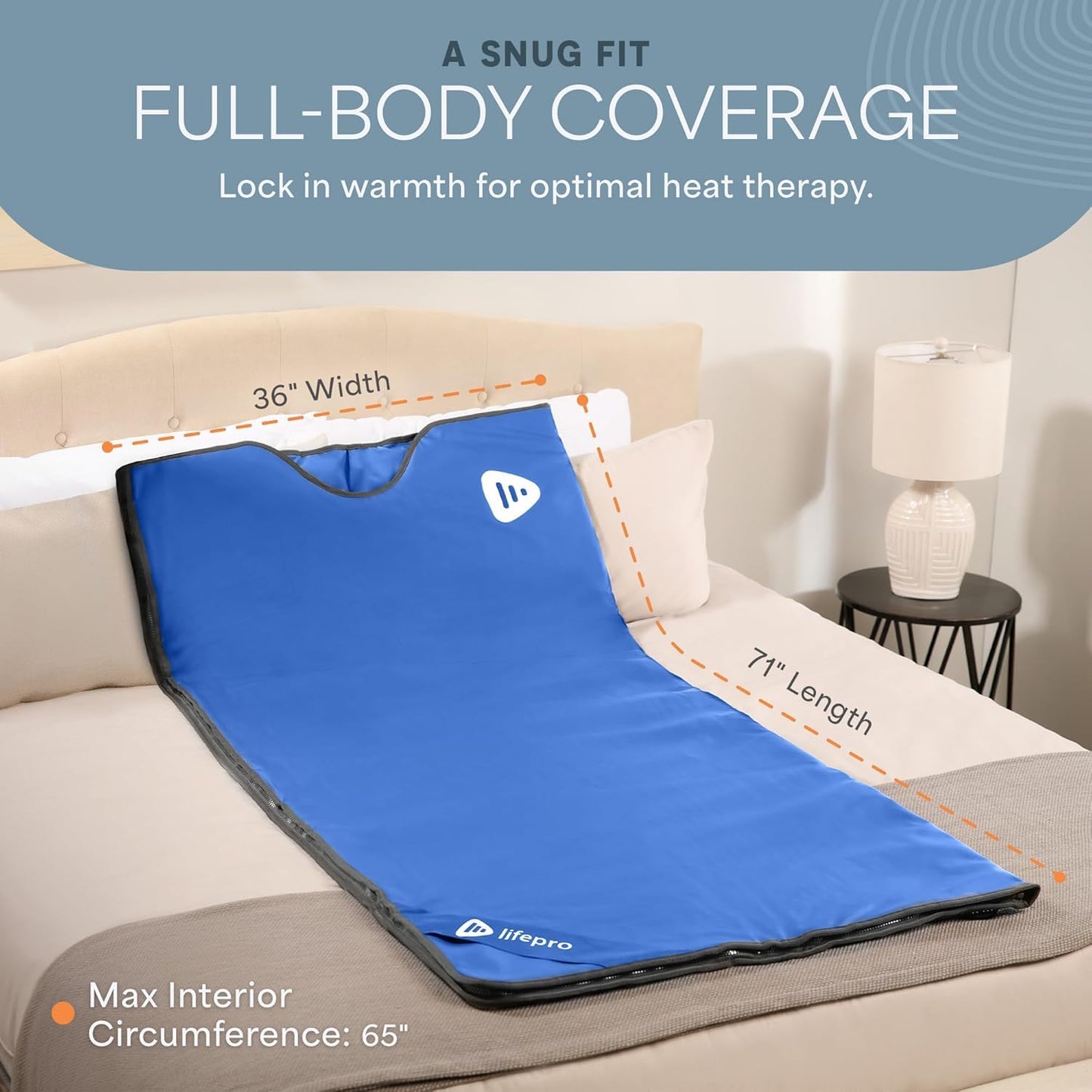 Infrared Sauna Blanket for Relaxation, Recovery & Stress Relief