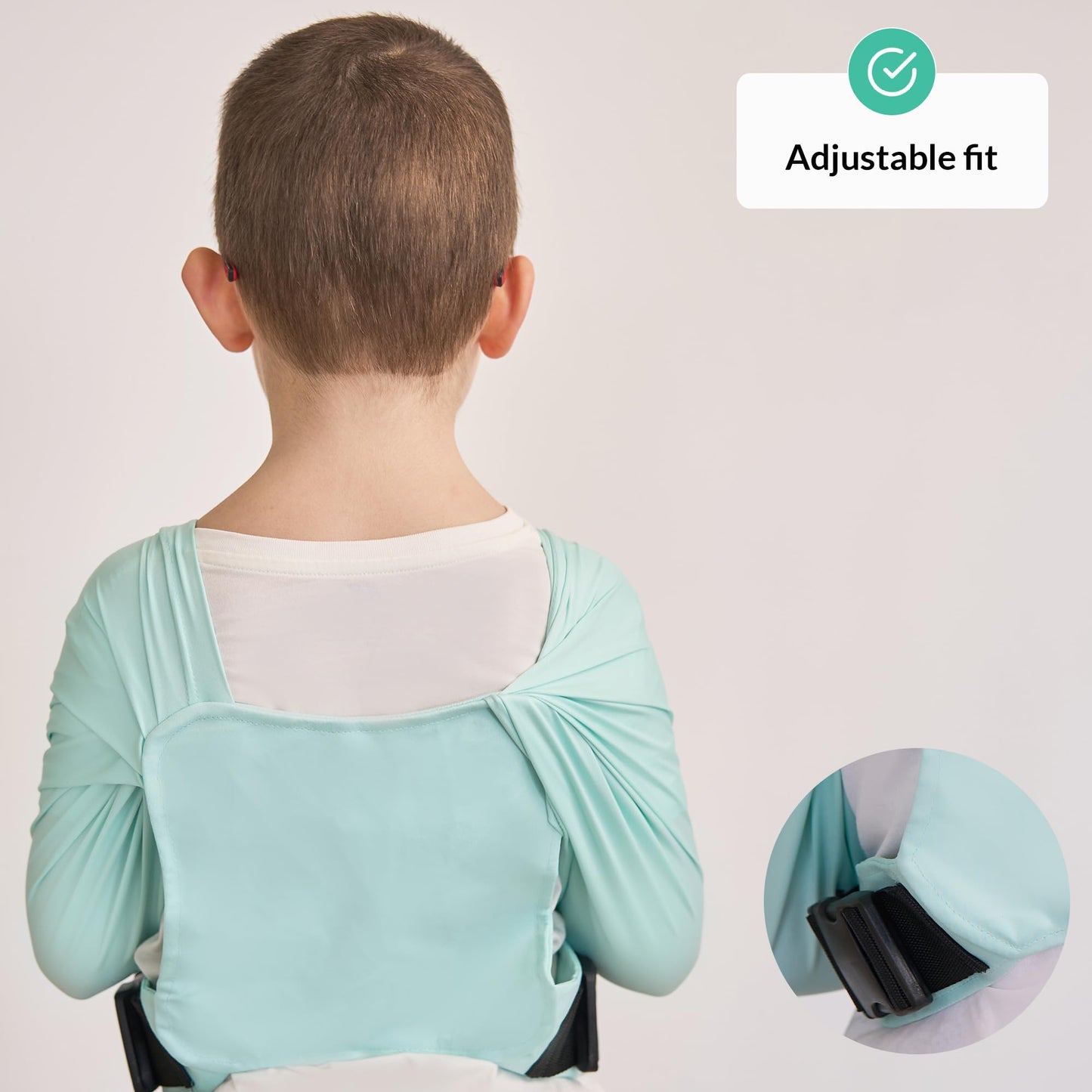 Toddler Compression Shirt for Kids | Sensory Compression Top for Autism, ADHD & Anxiety | Boys & Girls | Deep Pressure Clothing for Kids Sensory | Adjustable Calming Vest Sleeve