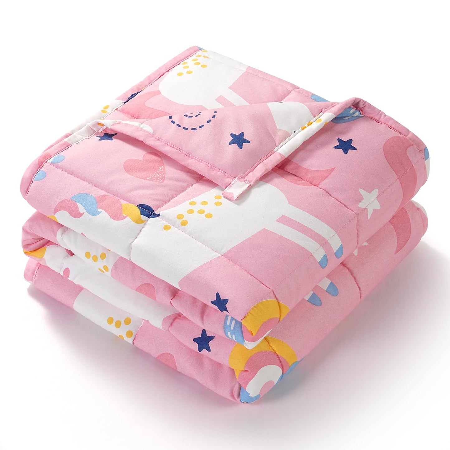 Kivik Weighted Blanket 3lbs, Blue Dinosaur Weighted Blankets, Cute Small Weighted Blankets 3 Pounds, Washable Soft Heavy Blanket Throw for All-Season, 36x48 Inches Blue