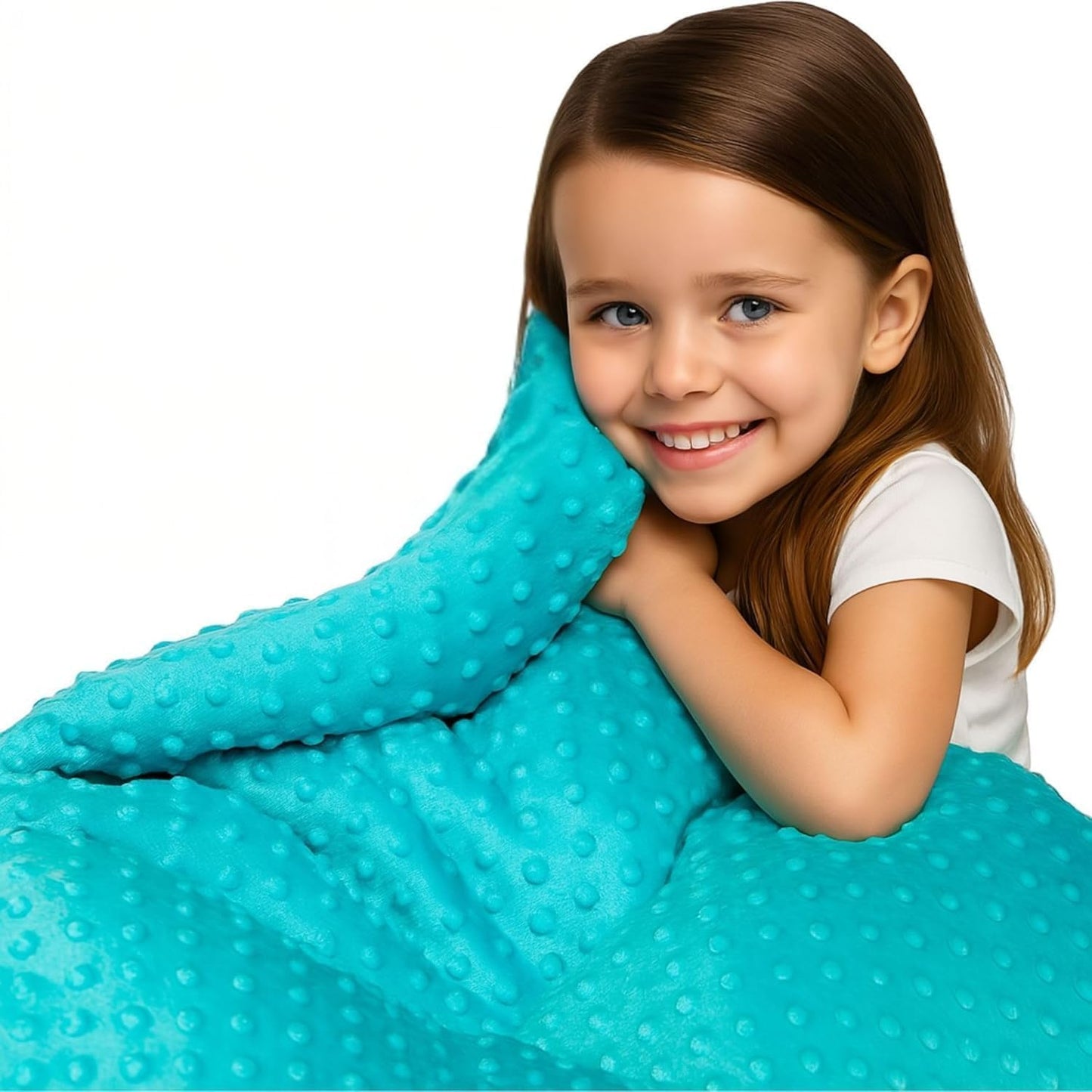 hazli Super-Soft Kids Weighted Blanket 5 Pounds - Weighted Blanket for Kids - Easy to Clean, Washable Minky Cover - 36x48 Inches 5lbs Child - Small Heavy Blanket for Girls and Boys