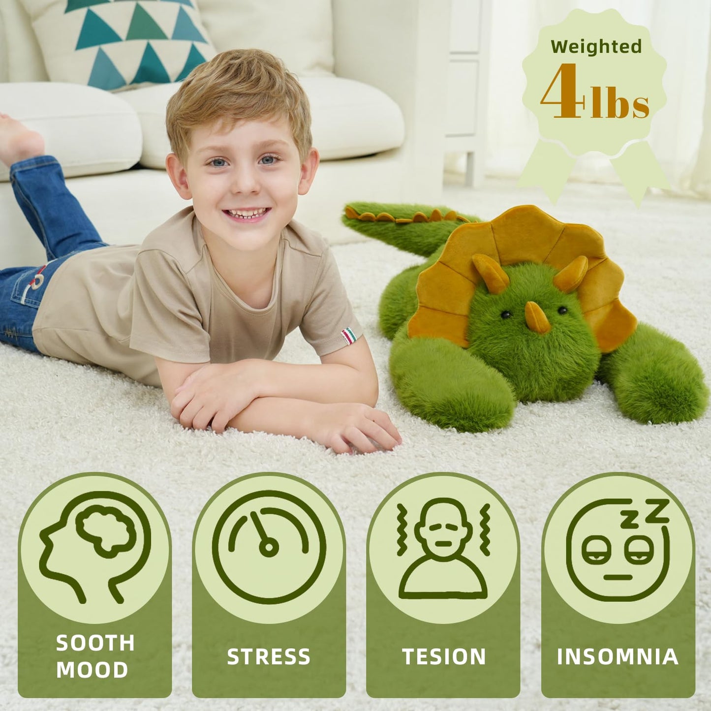 Weighted Sloth Stuffed Animal – 25 Inch, 4 lbs Plush Lying Toy for Kids and Adults – Soft and Cozy Weighted Companion for Bedtime, Gifting, and Everyday Comfort