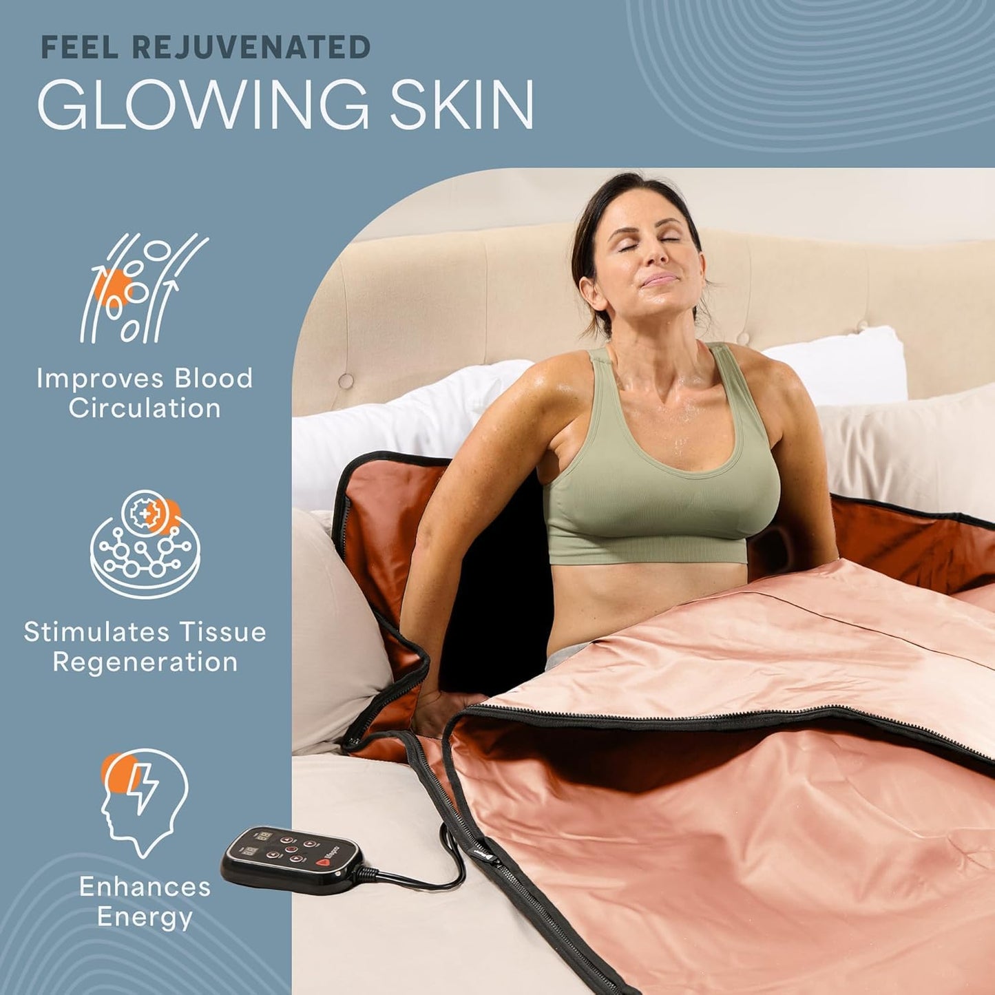 Infrared Sauna Blanket for Relaxation, Recovery & Stress Relief