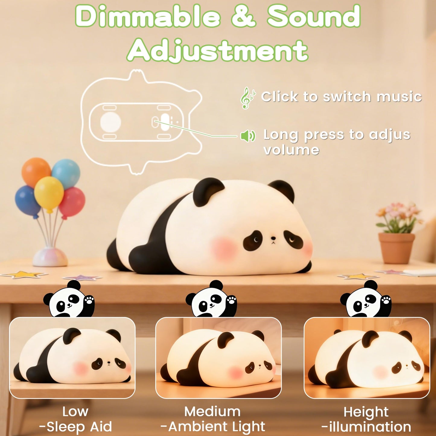 FAMIDUO Capybara Night Light for Kids,Safe Squishy Silicone Nursery Light with Timer,Dimmable & Rechargeable Touch Bedside Lamp, Cute Capybara Gifts for Boys Girls Toddlers, Baby & Kids Room Decor