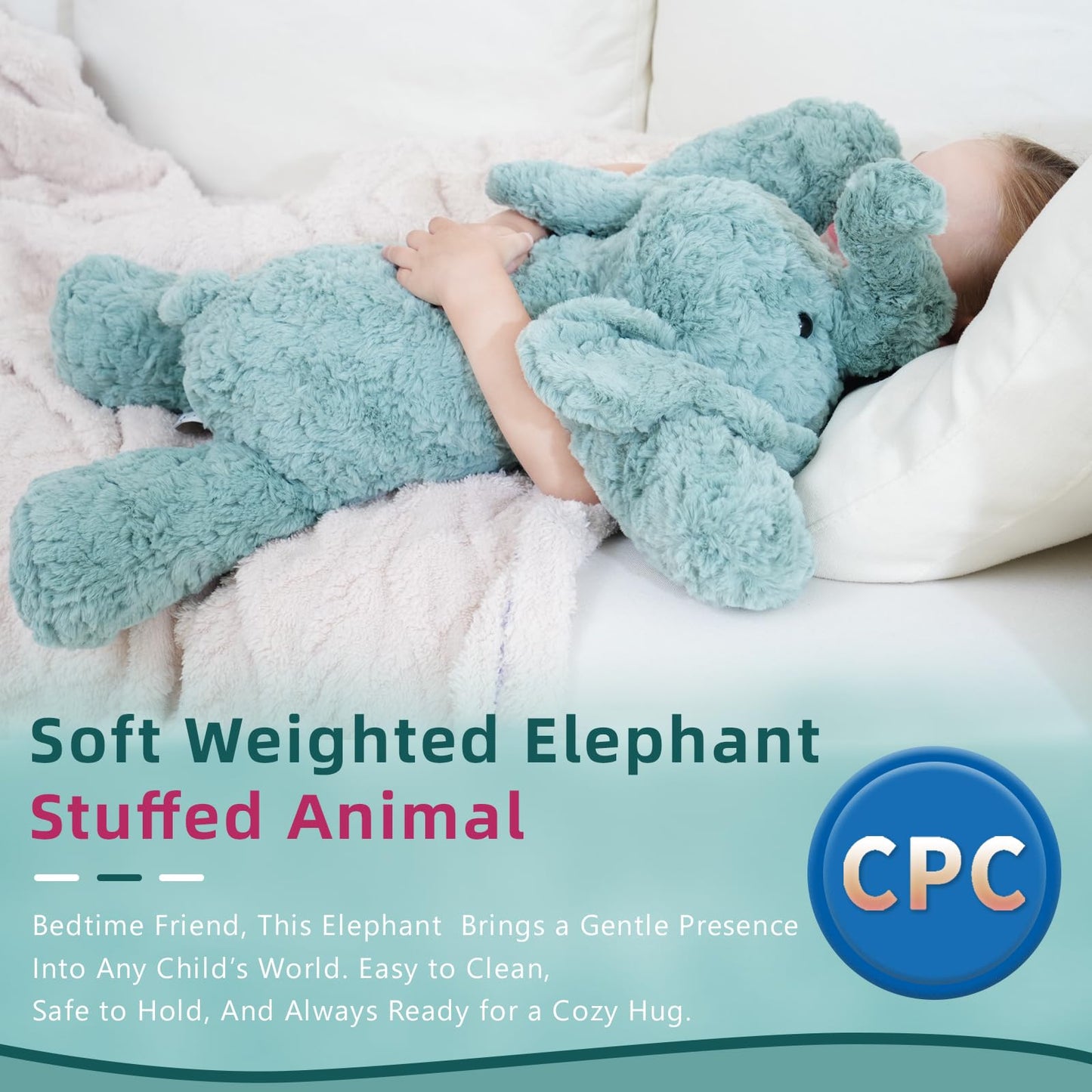 Weighted Sloth Stuffed Animal – 25 Inch, 4 lbs Plush Lying Toy for Kids and Adults – Soft and Cozy Weighted Companion for Bedtime, Gifting, and Everyday Comfort