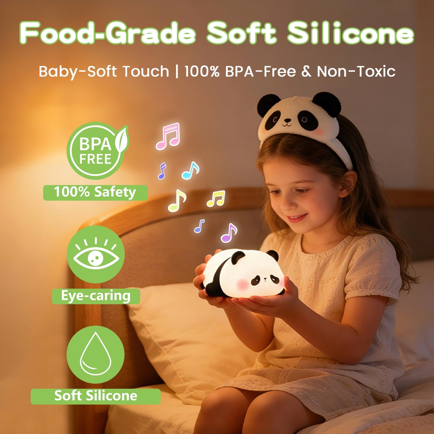 FAMIDUO Capybara Night Light for Kids,Safe Squishy Silicone Nursery Light with Timer,Dimmable & Rechargeable Touch Bedside Lamp, Cute Capybara Gifts for Boys Girls Toddlers, Baby & Kids Room Decor