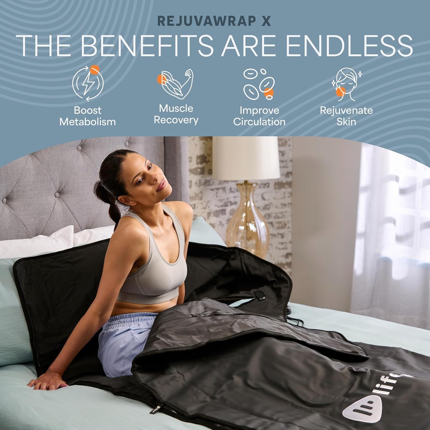 Infrared Sauna Blanket for Relaxation, Recovery & Stress Relief