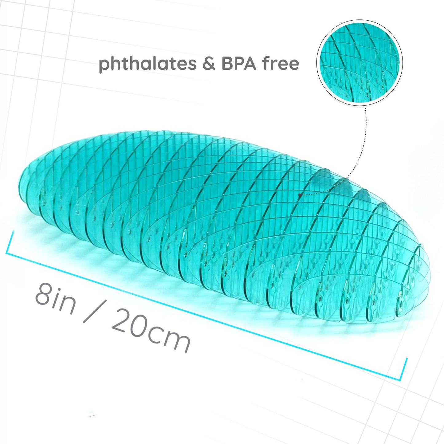 Morf Fidget Worm Toy - Flexible 3D Sensory Slug Figgy Toy for Kids, Teens, and Adults – Stretchy, Quiet, Stress and Anxiety Relief, Focus - For Play, School, Work Gifts, Great For Classroom and Office
