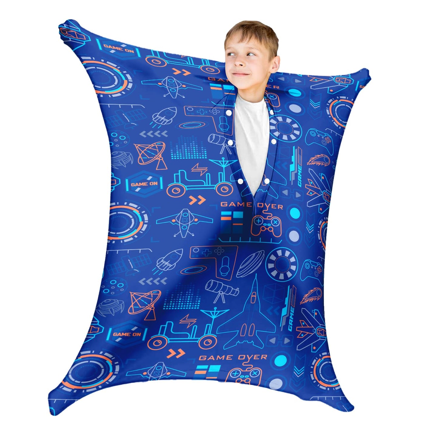 Cute Tiger Autism Movement Stretchy Sensory Body Socks - ADHD and Improve Sensory Processing Sox - Help Children with Autism (Medium)