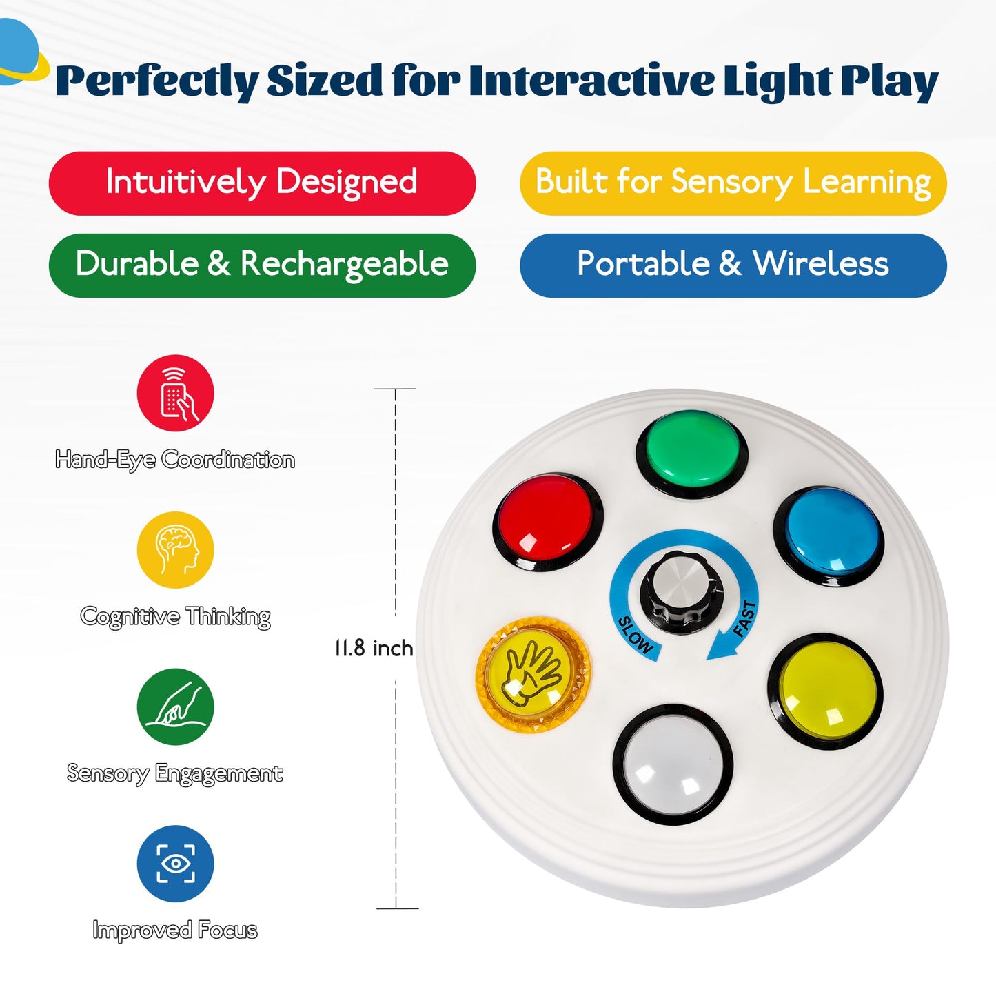 Sensory Bubble Tube Lamp for Autism & Calming Focus