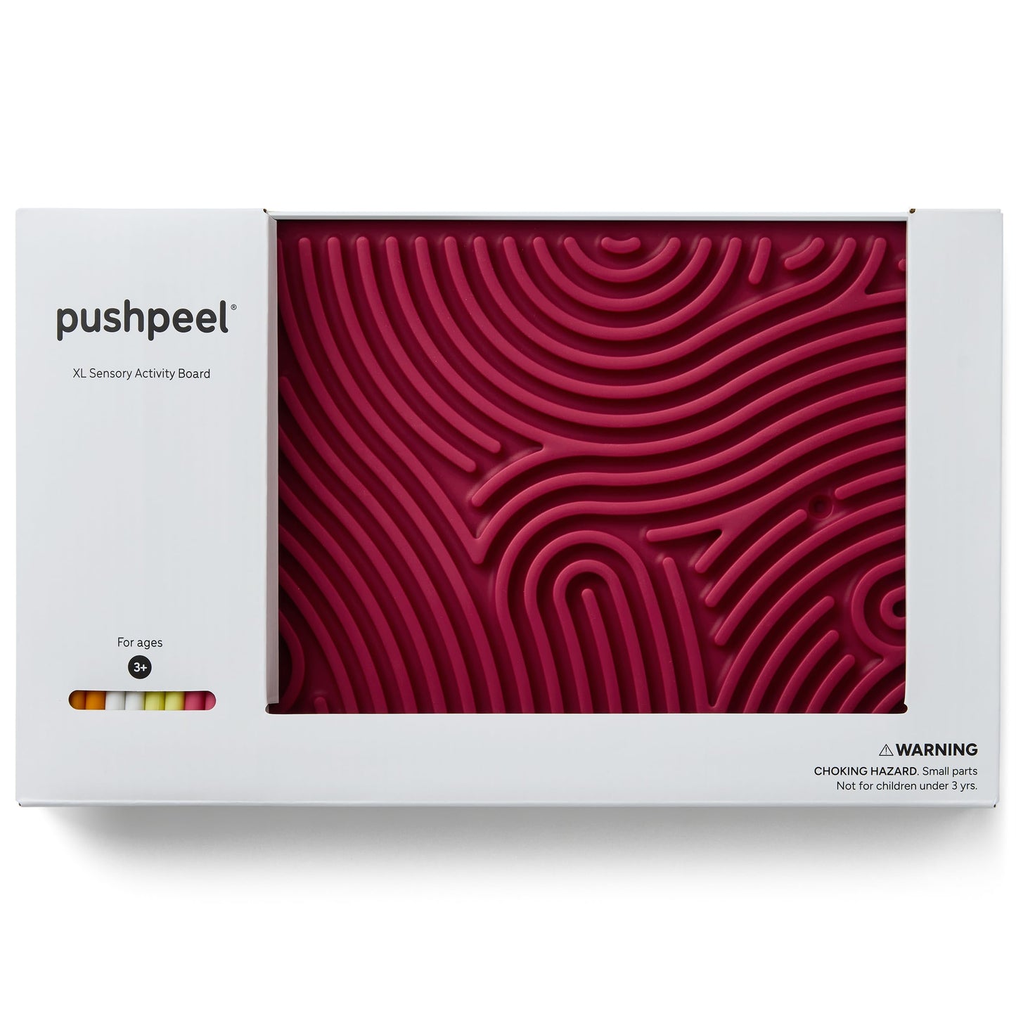 Pushpeel XL Sensory Activity Board – Expandable Silicone Fidget Toy for Stress, Anxiety, ADHD & Autism – Modular, Silent, No Mess - Granite