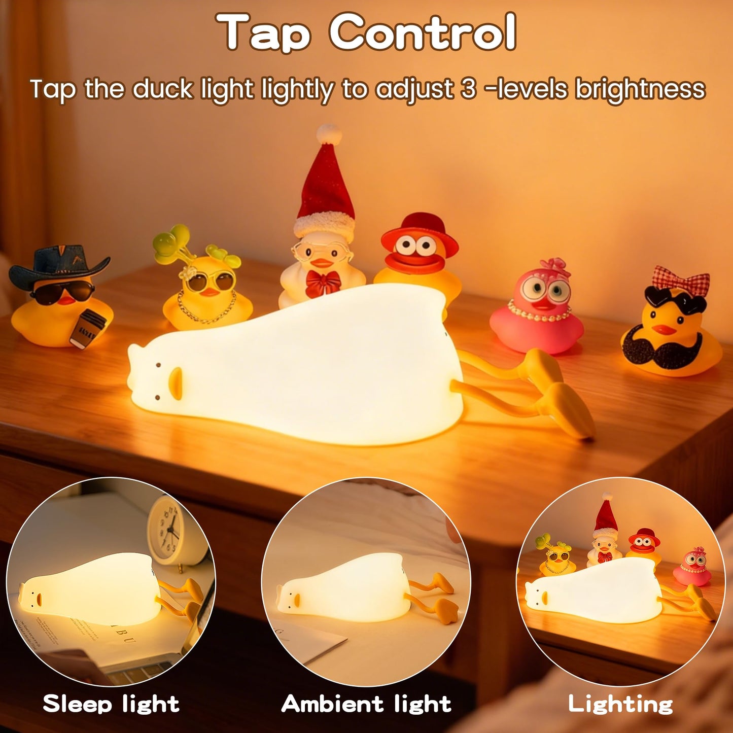 FAMIDUO Capybara Night Light for Kids,Safe Squishy Silicone Nursery Light with Timer,Dimmable & Rechargeable Touch Bedside Lamp, Cute Capybara Gifts for Boys Girls Toddlers, Baby & Kids Room Decor