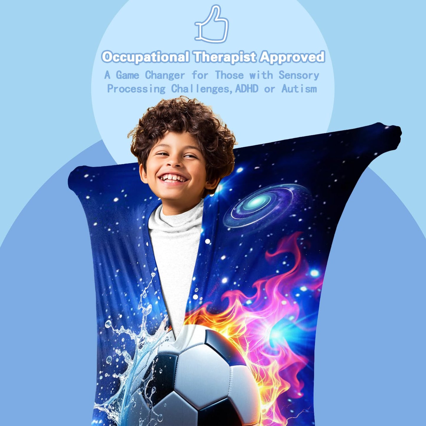 Cute Tiger Autism Movement Stretchy Sensory Body Socks - ADHD and Improve Sensory Processing Sox - Help Children with Autism (Medium)