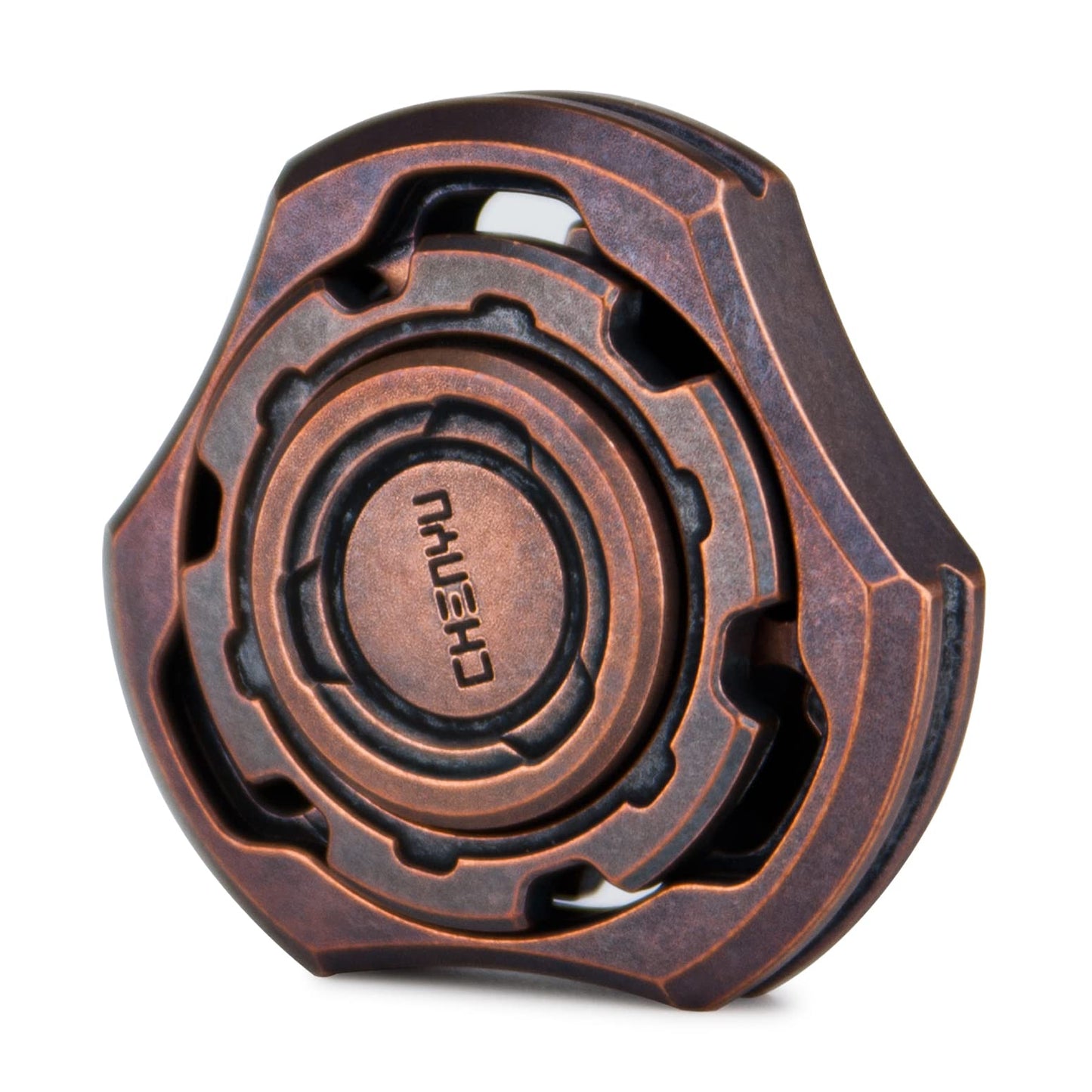 DjuiinoStar High-end Fidget Spinner, Unique Dual Bearings Design, Precisely CNC Machined (Zirconium), Premium EDC Toy DFS-03