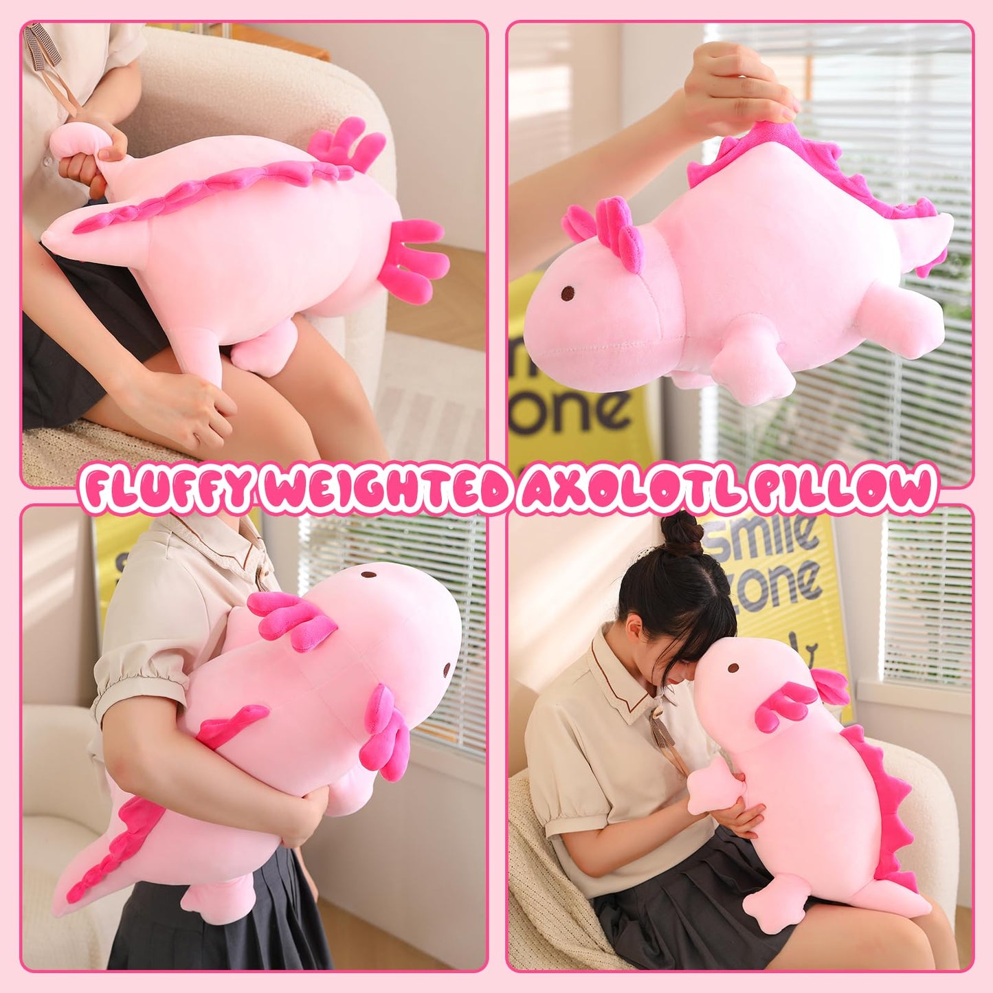 SQEQE Weighted Dinosaur Plush, Weighted Dinosaur Stuffed Animal, Dino Plushies Dino Pillow Toy Gift for Kids Adults 9.8 Inch, 0.8 Lbs