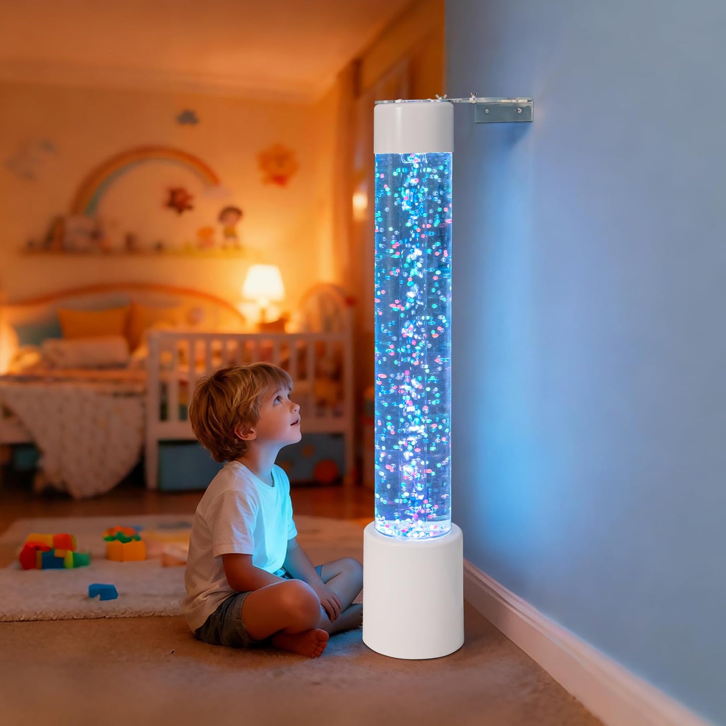 Sensory Bubble Tube Lamp for Autism & Calming Focus