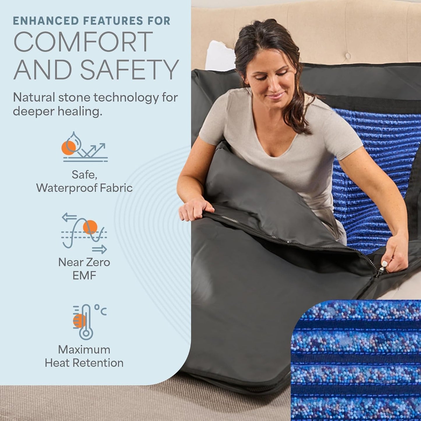 Infrared Sauna Blanket for Relaxation, Recovery & Stress Relief