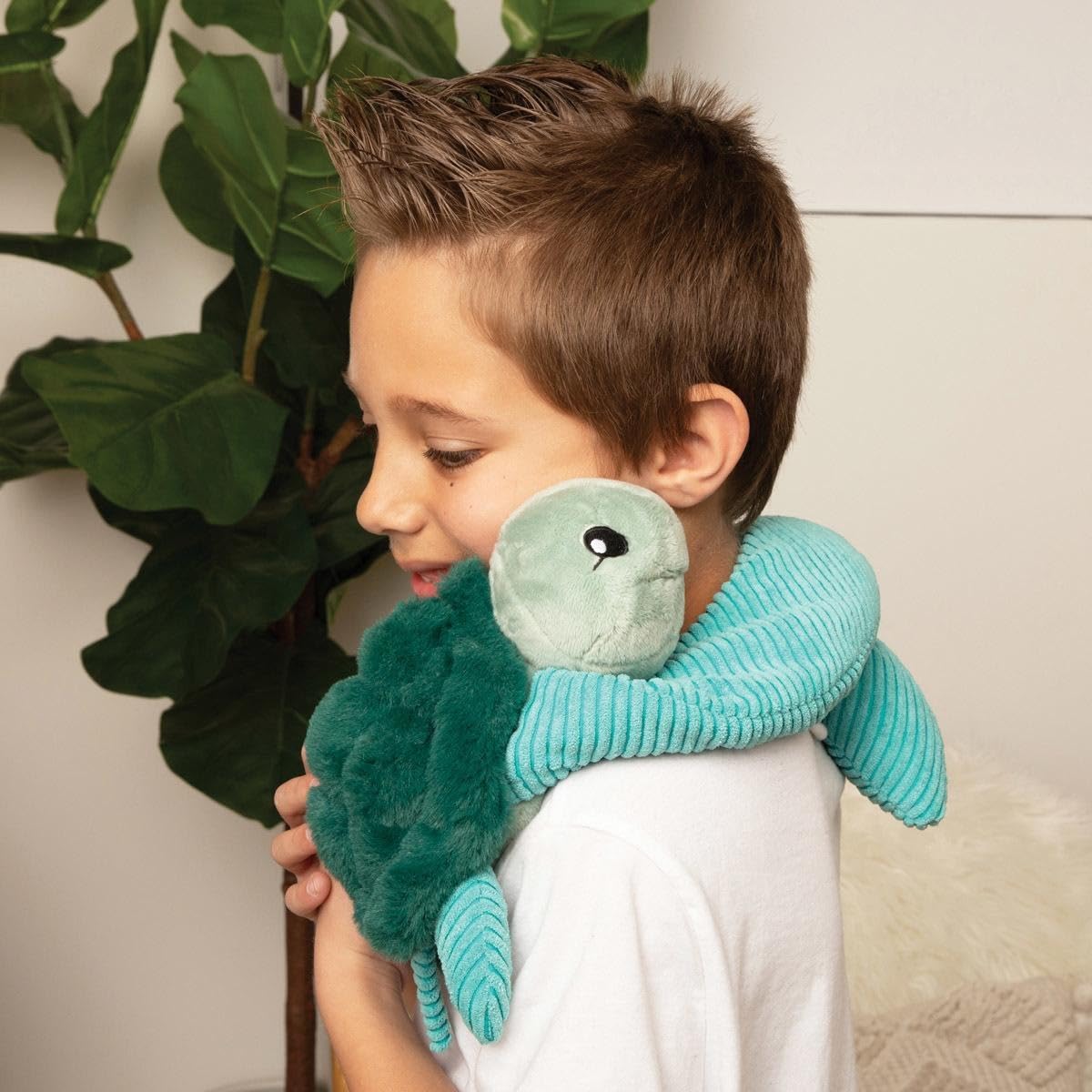 HUGIMALS Hugarounds Berkeley the Bat 2.5 lb Microwaveable & Freezable Weighted Plush Neck & Shoulder Wrap | Soothing, Comforting Hugs for Self-Care & Relaxation | Unscented for Ages 2+